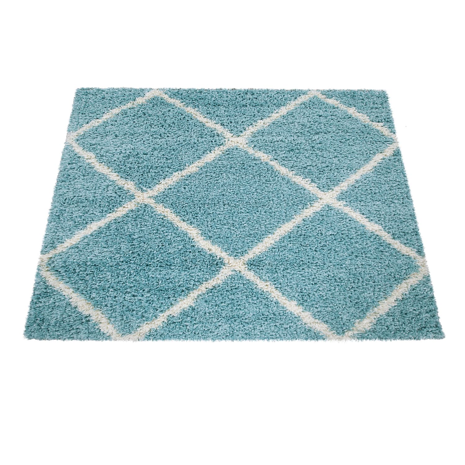 Shaggyteppich Kalmar Türkis