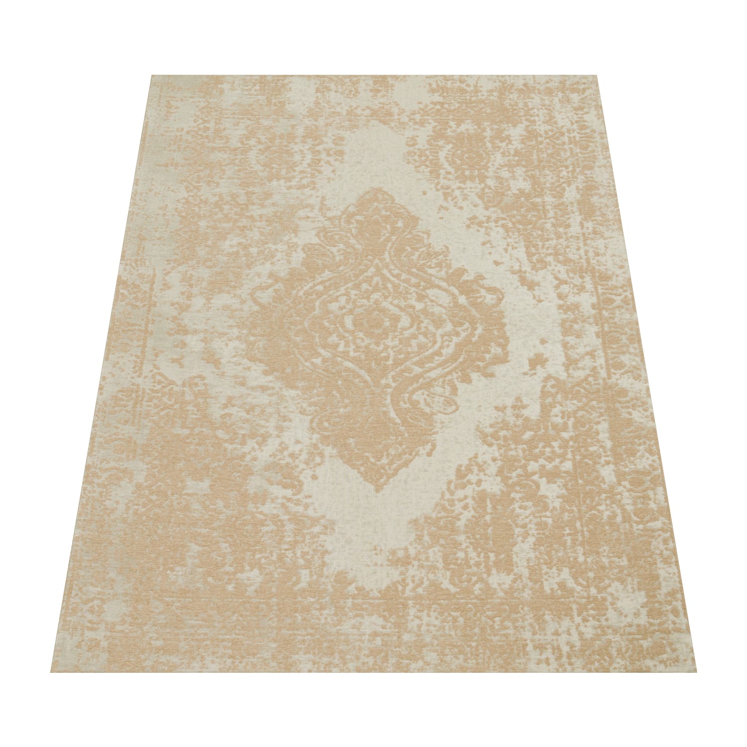 Flachgeweber Teppich Mariba Sand