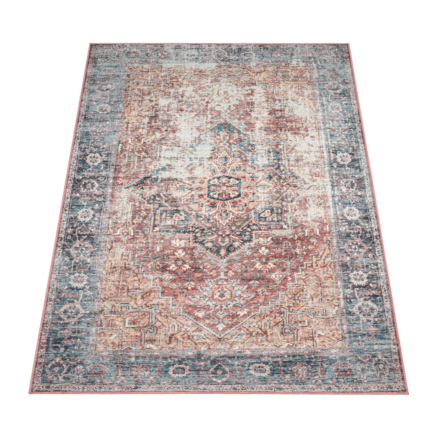 Teppich waschbar Lyon Mehrfarbig