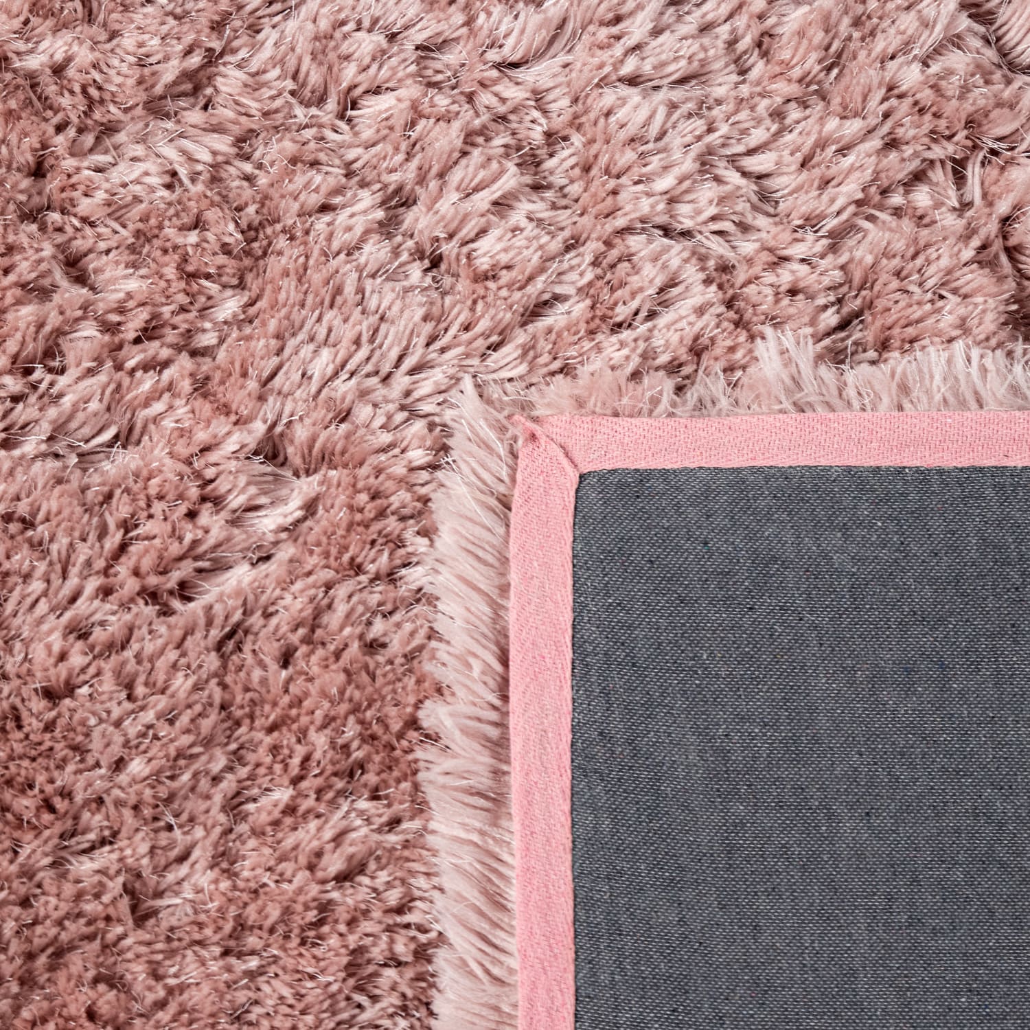 Hochflorteppich Akumal Pink