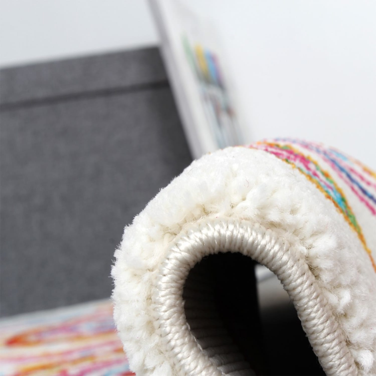 Teppich Canvas Creme