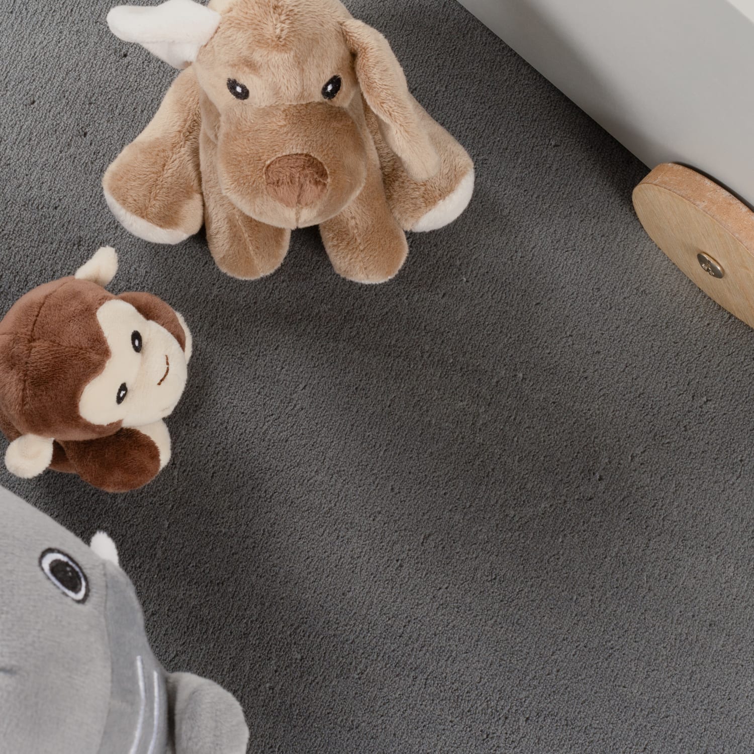 Kinderteppich waschbar Tatami Anthrazit