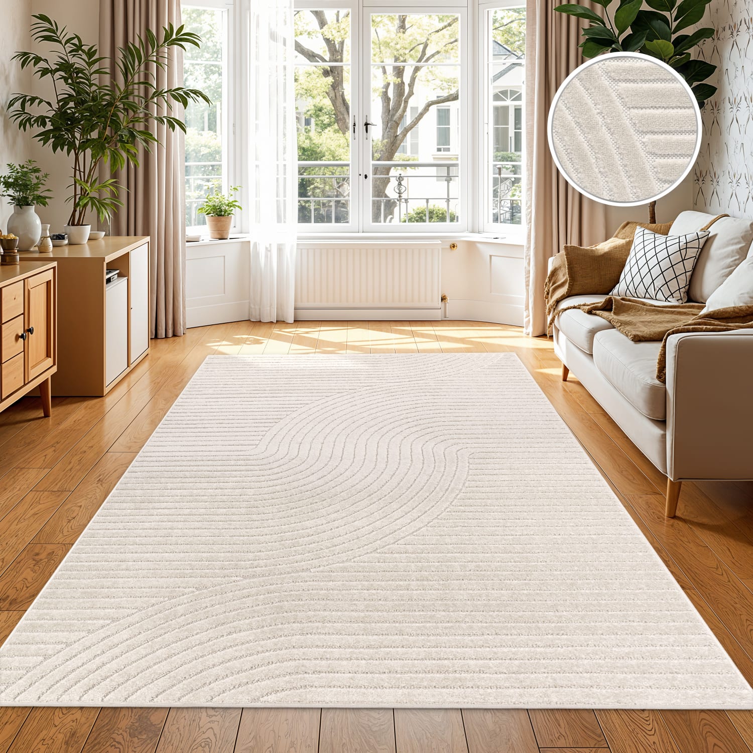 In- & Outdoor-Teppich Cotton Creme