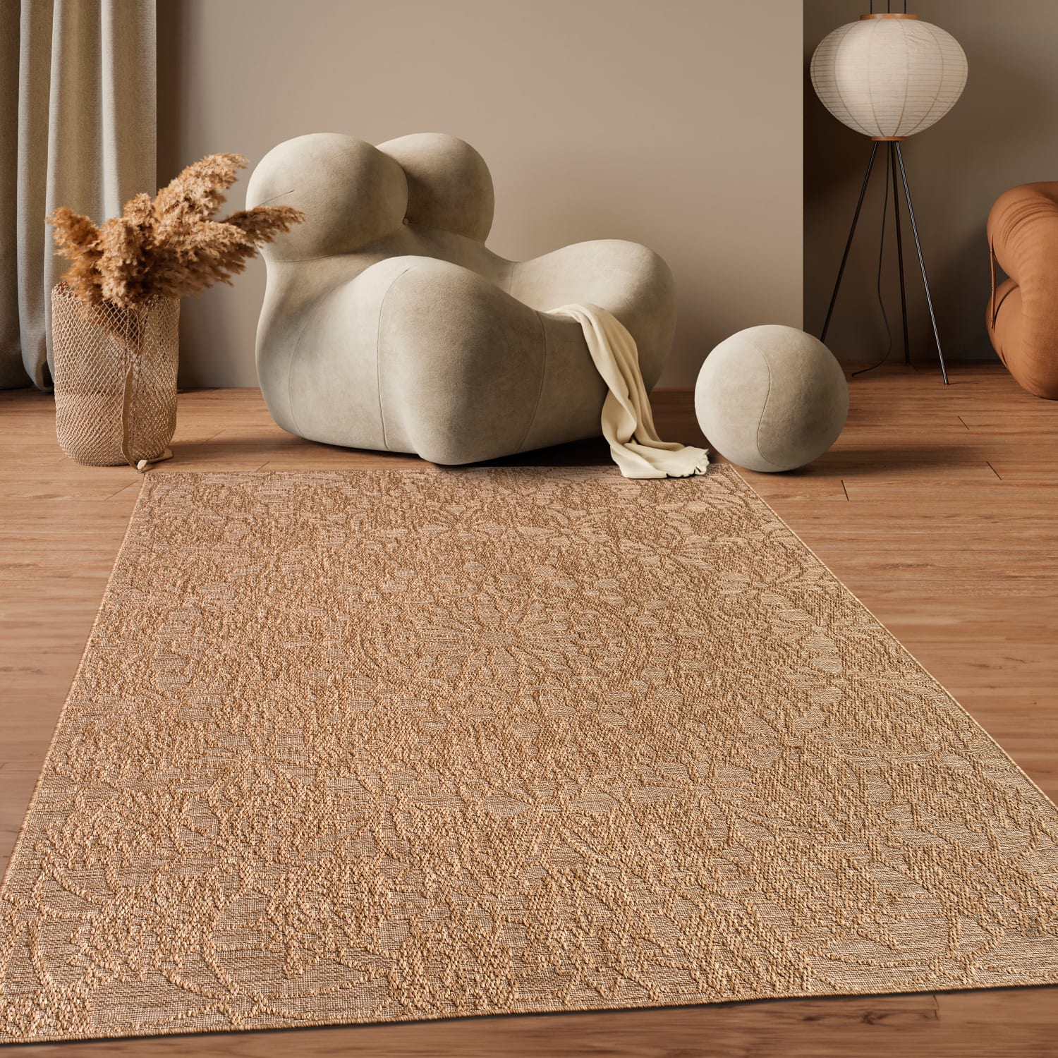 In- & Outdoor-Teppich Rimini Beige