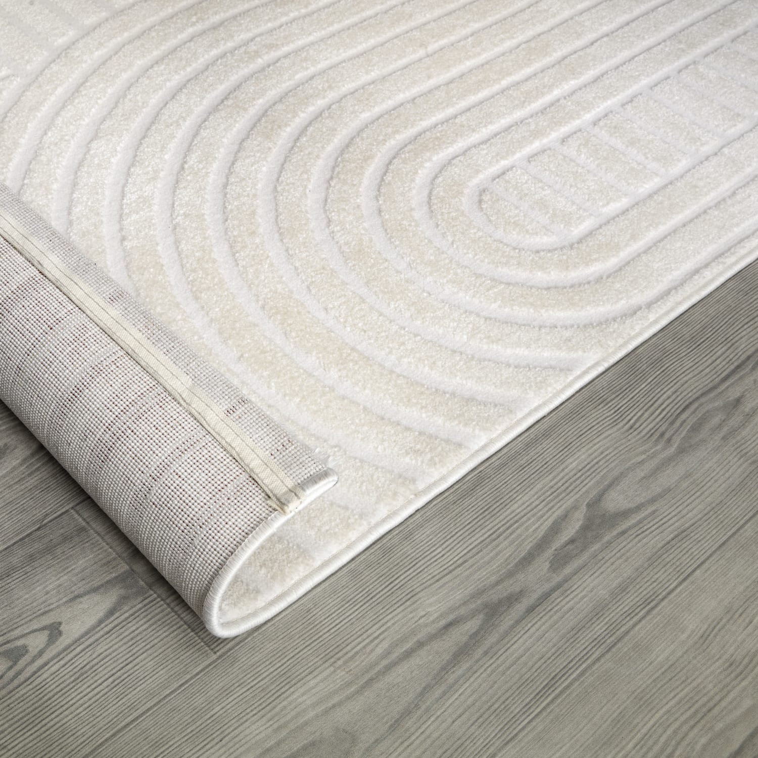 Moderner-Teppich Luzern Creme