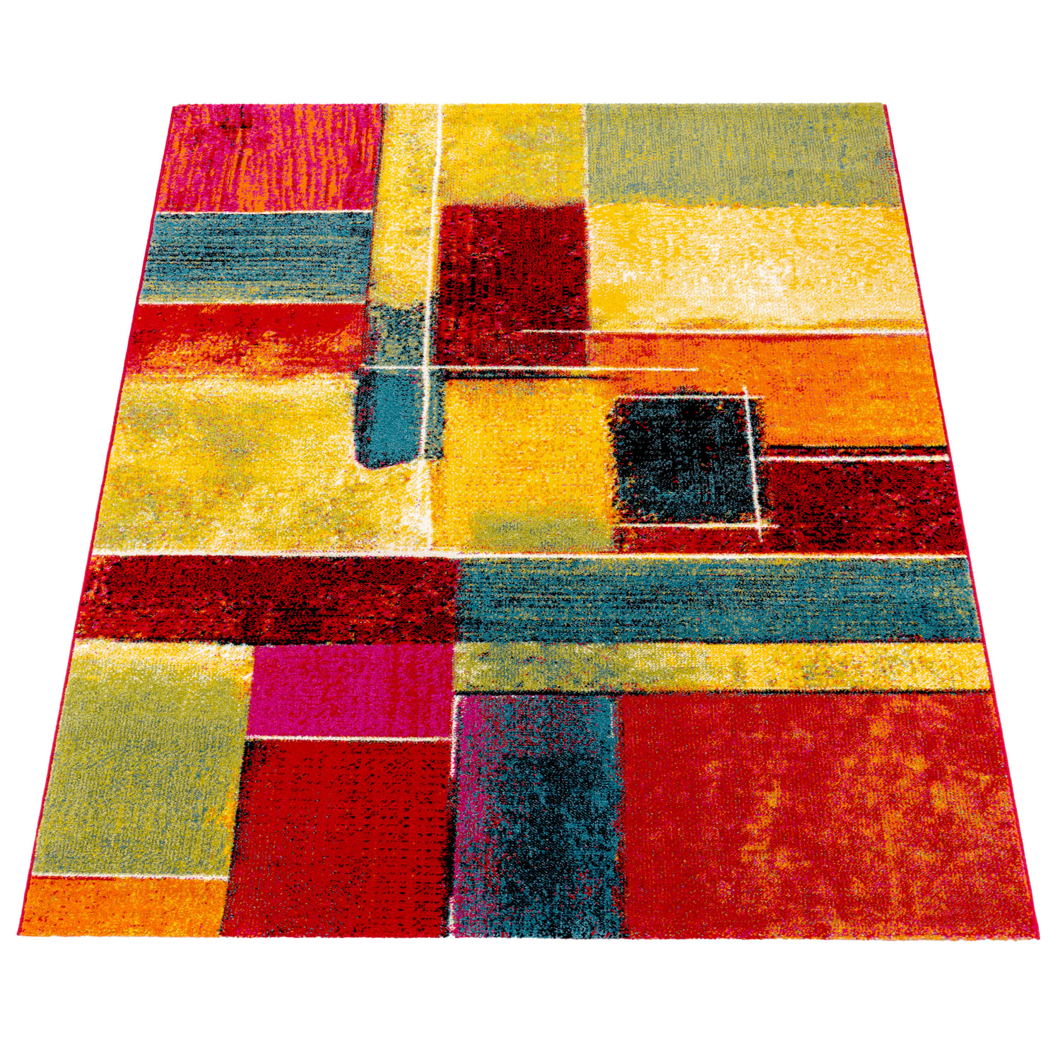 Teppich Canvas Mehrfarbig