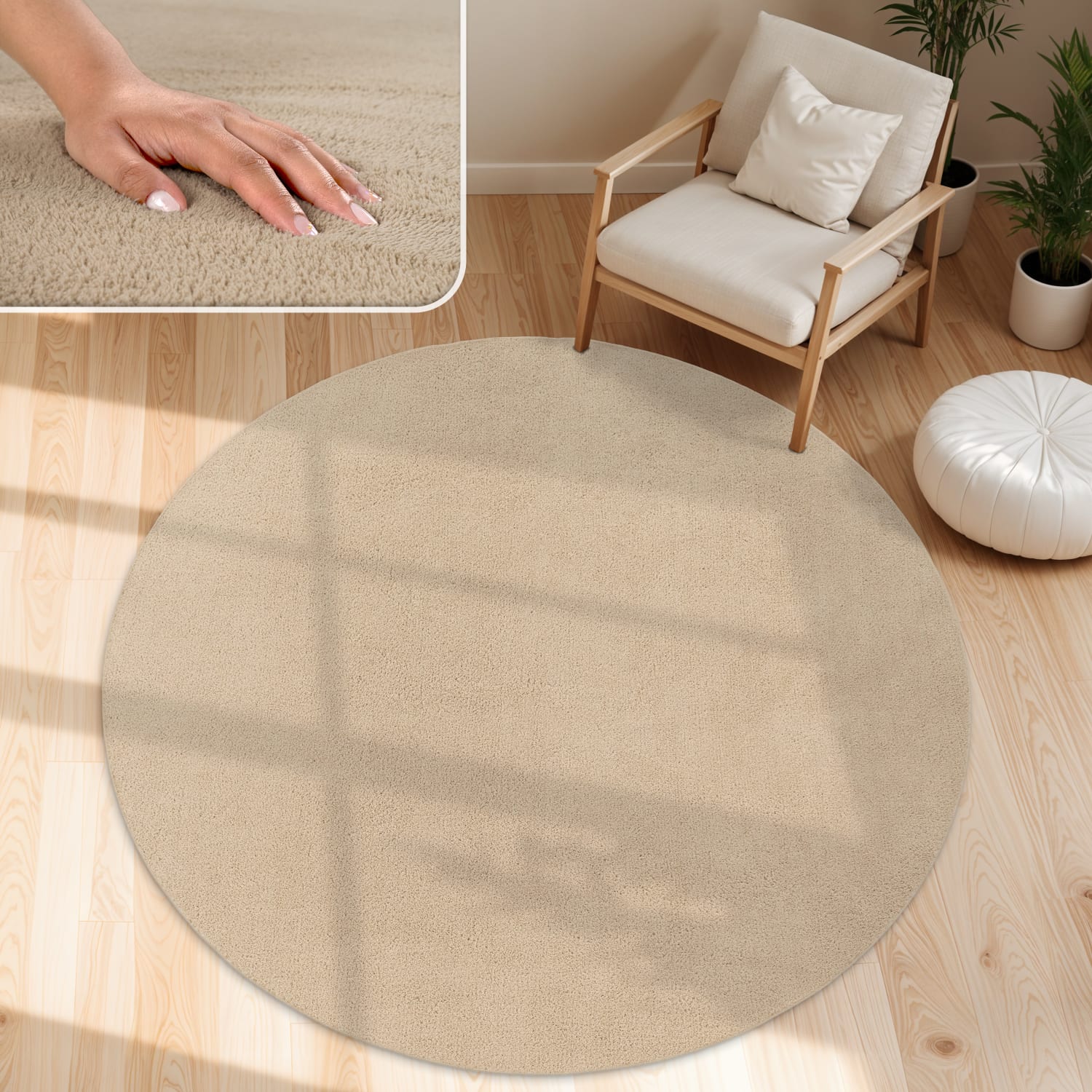 Teppich Cadiz Dunkel-Beige