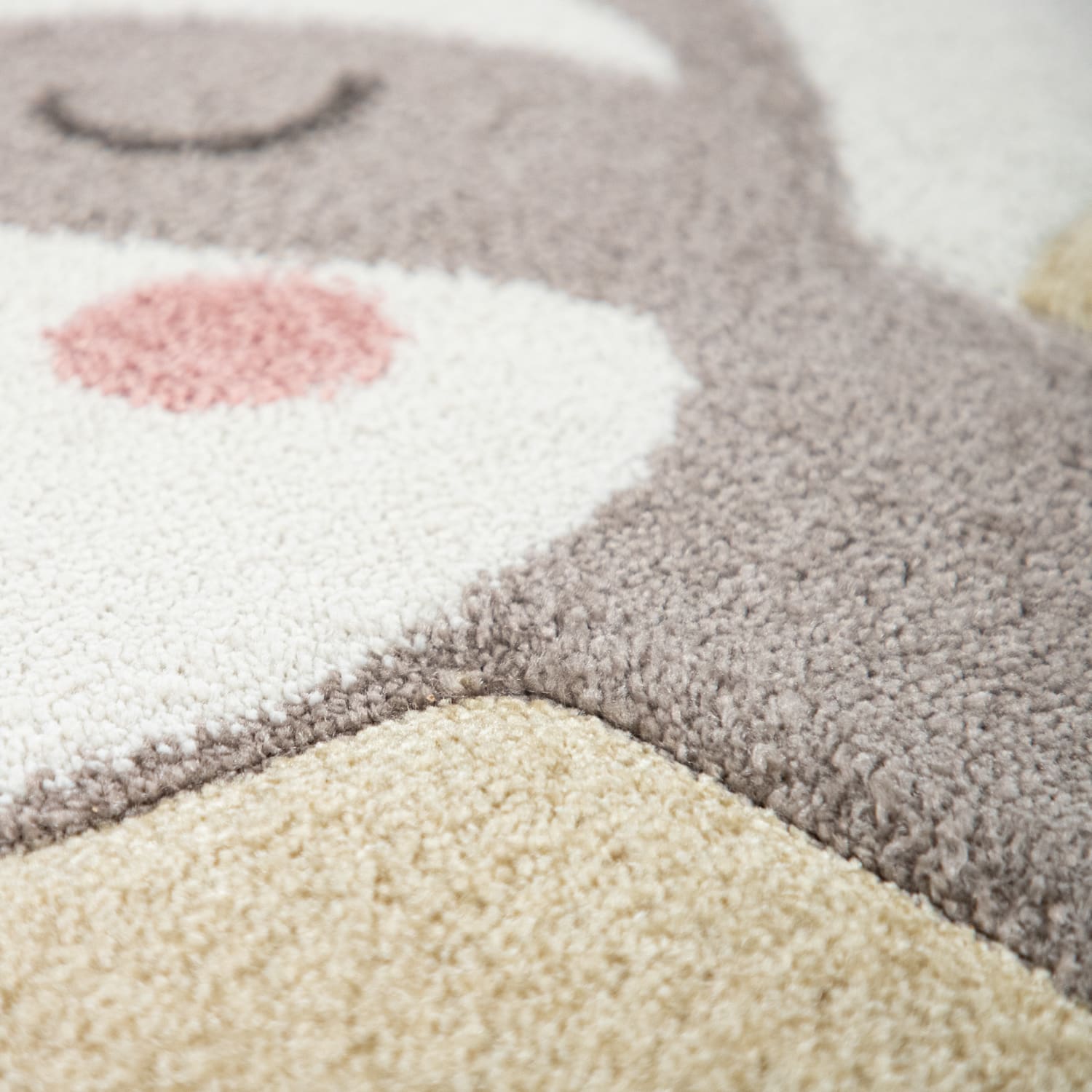 Kinder-Teppich Volta Creme