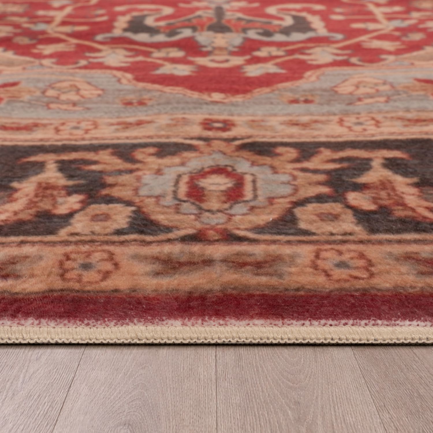 Teppich waschbar Semer Rot