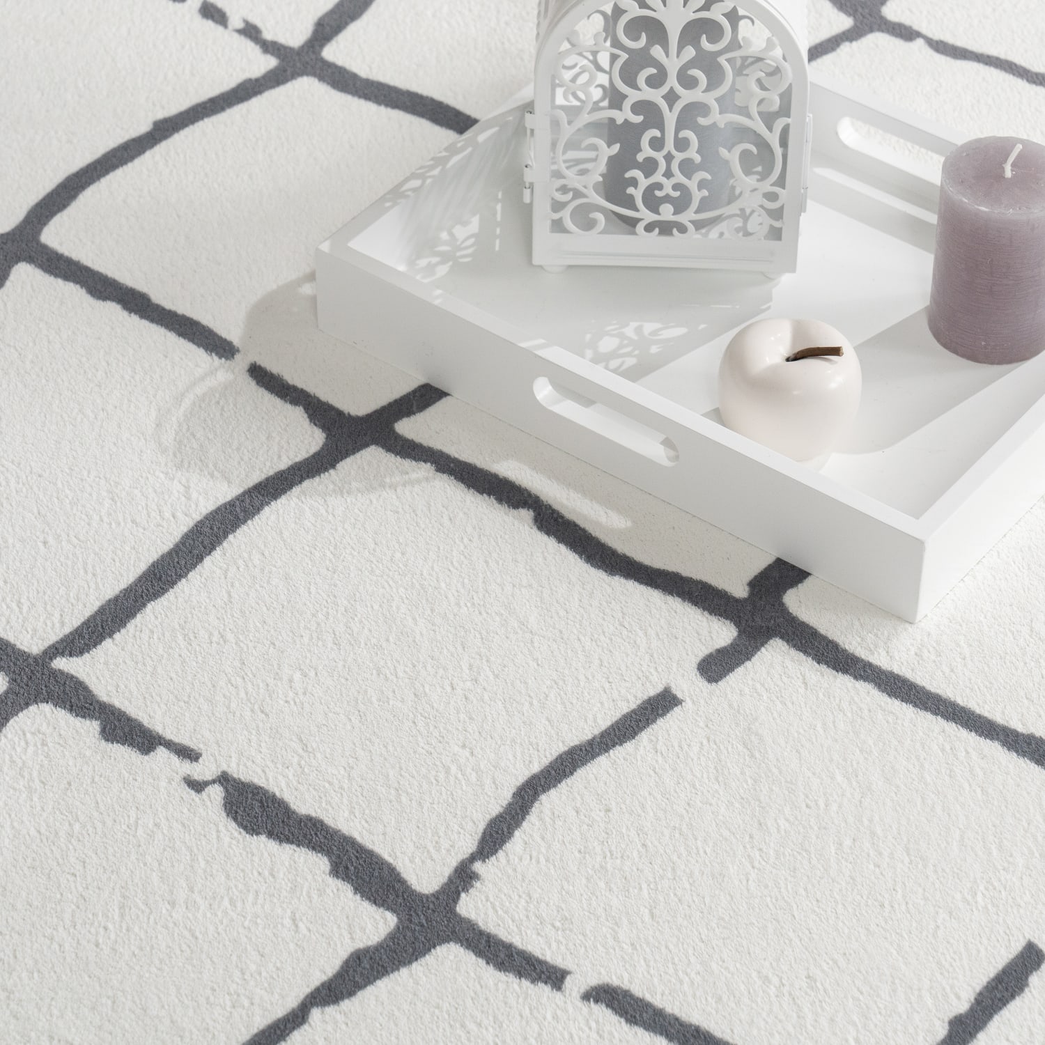 Teppich waschbar Luton Anthrazit