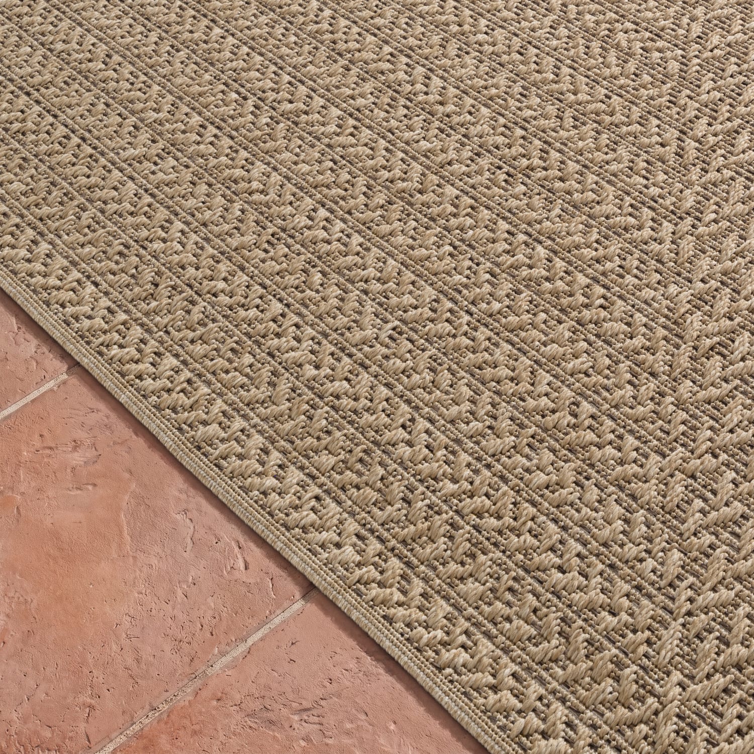 In- & Outdoor-Teppich Waregem Beige