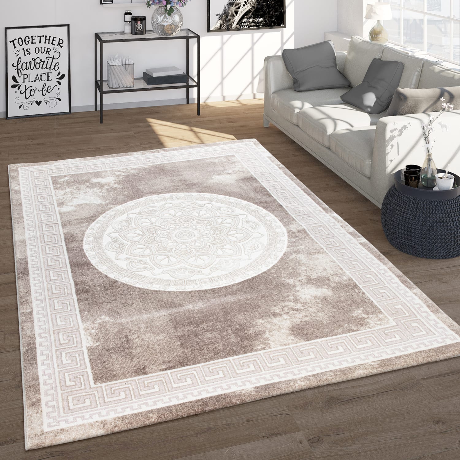 In- & Outdoor-Teppich Zaman Beige