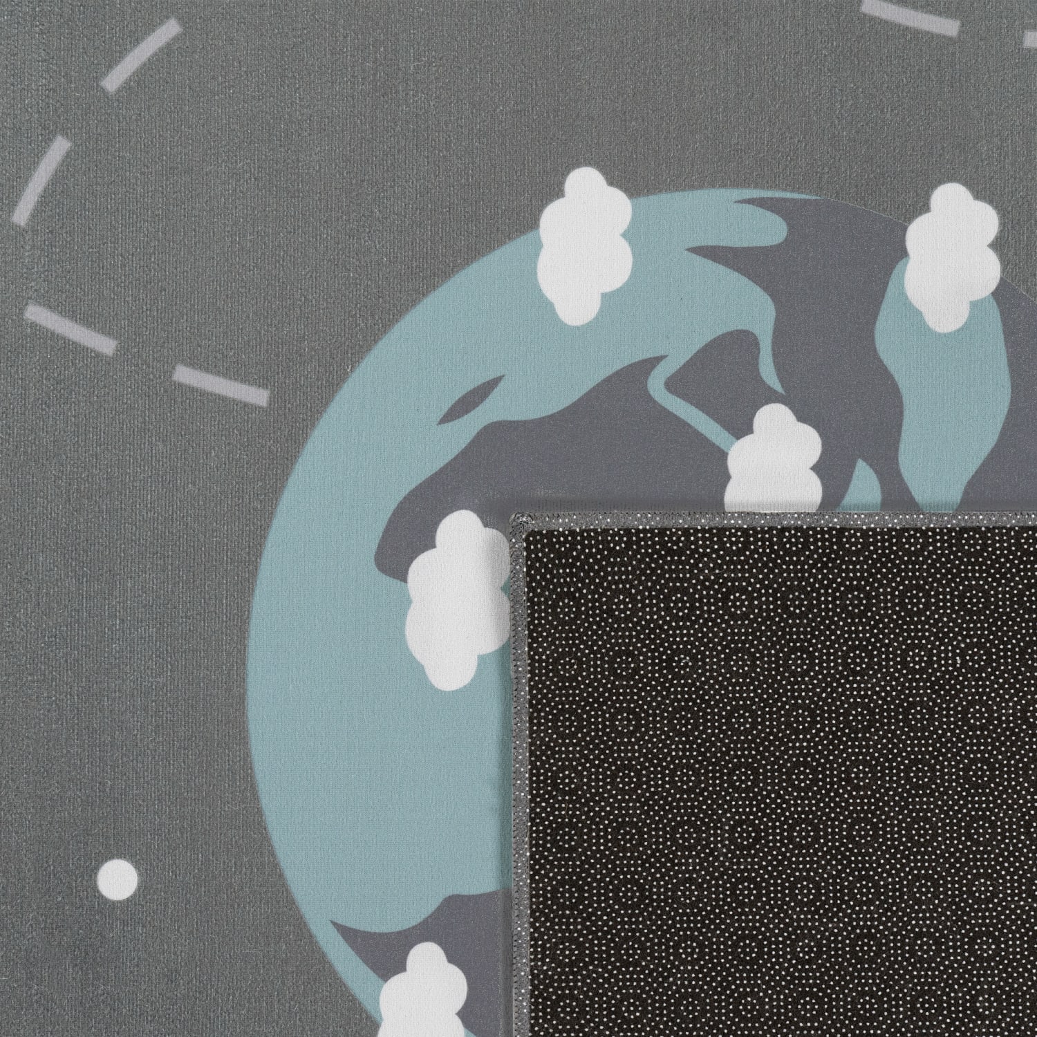 Kinder-Teppich Bino Grau