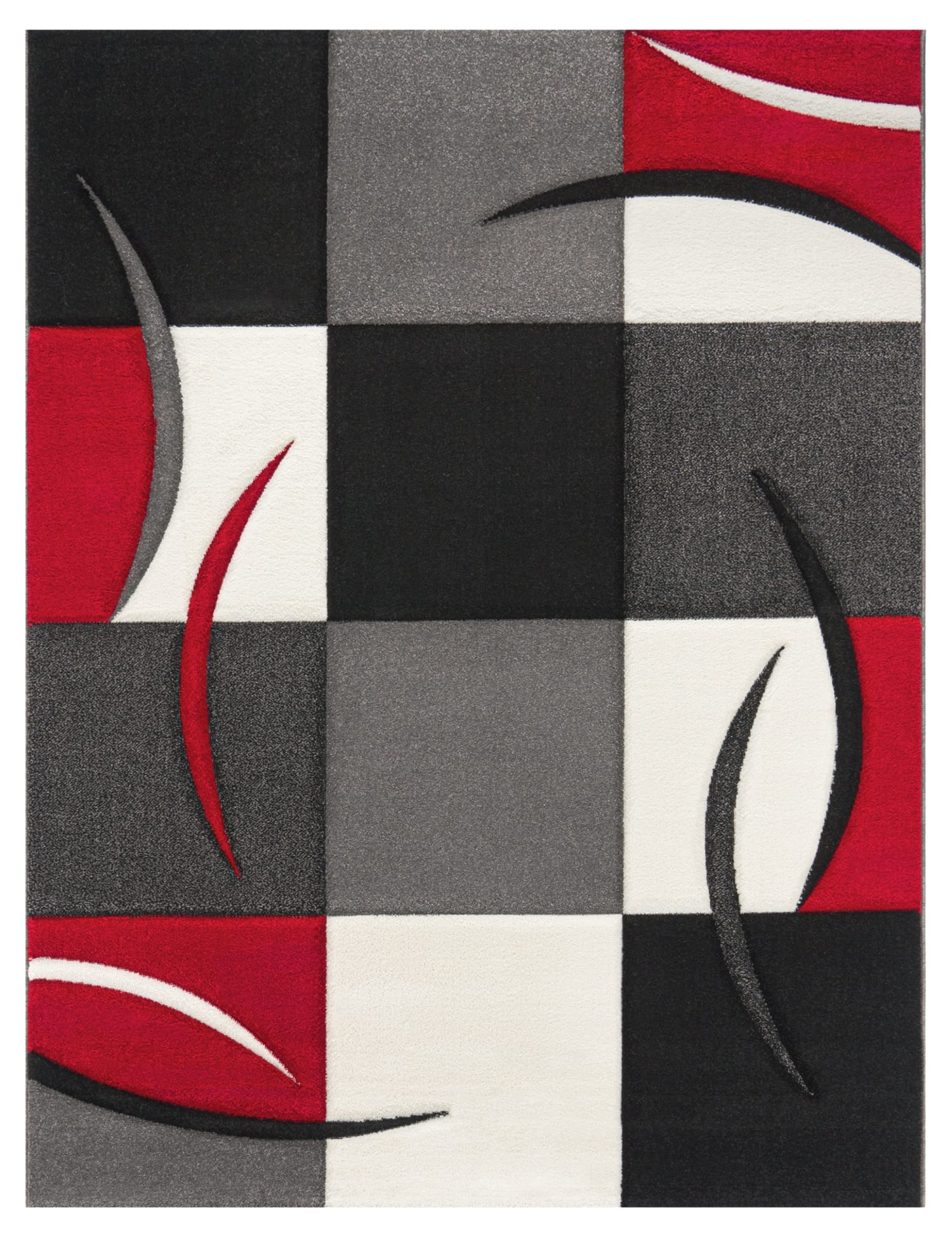 Moderner-Teppich Diamond Rot