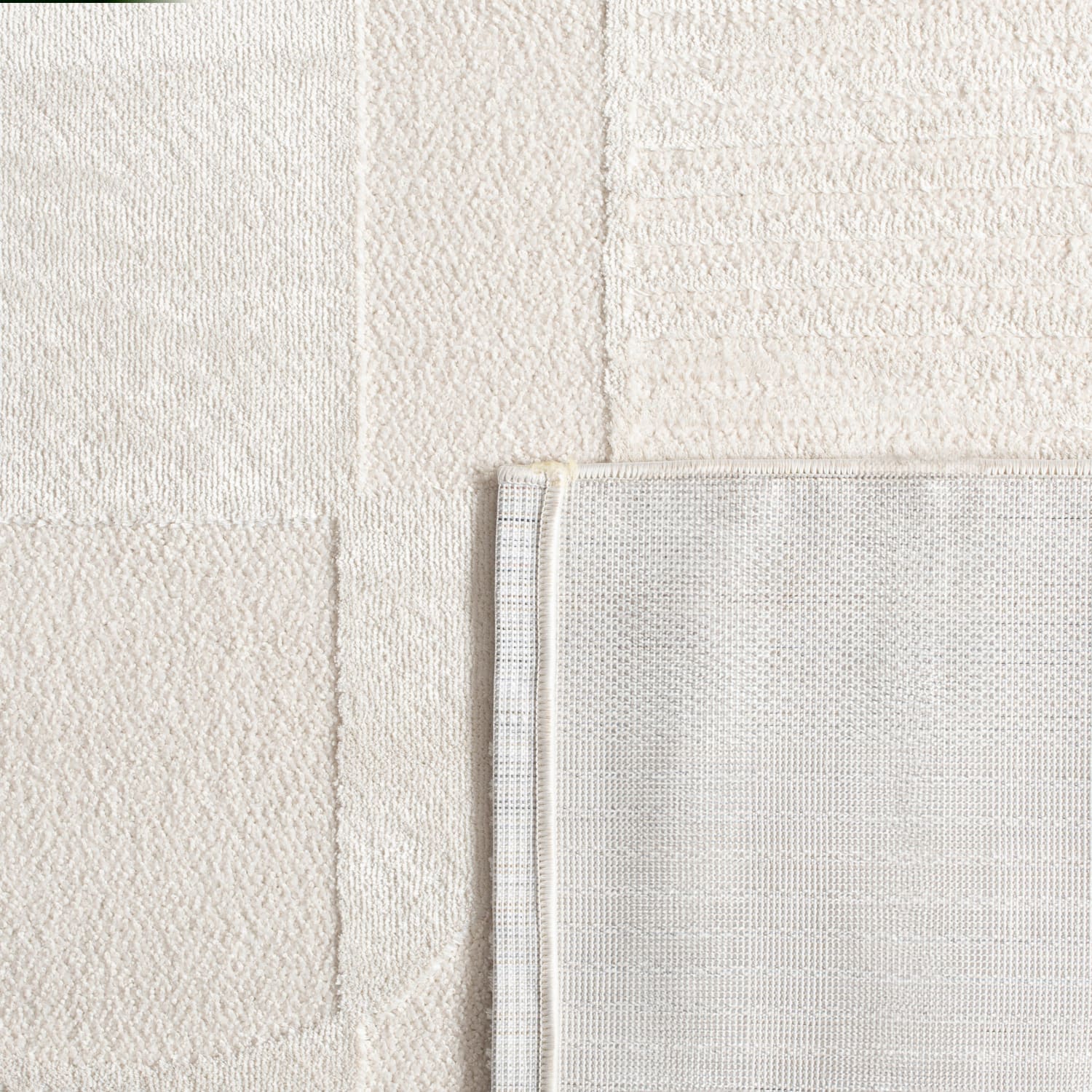 Moderner-Teppich Samos Creme