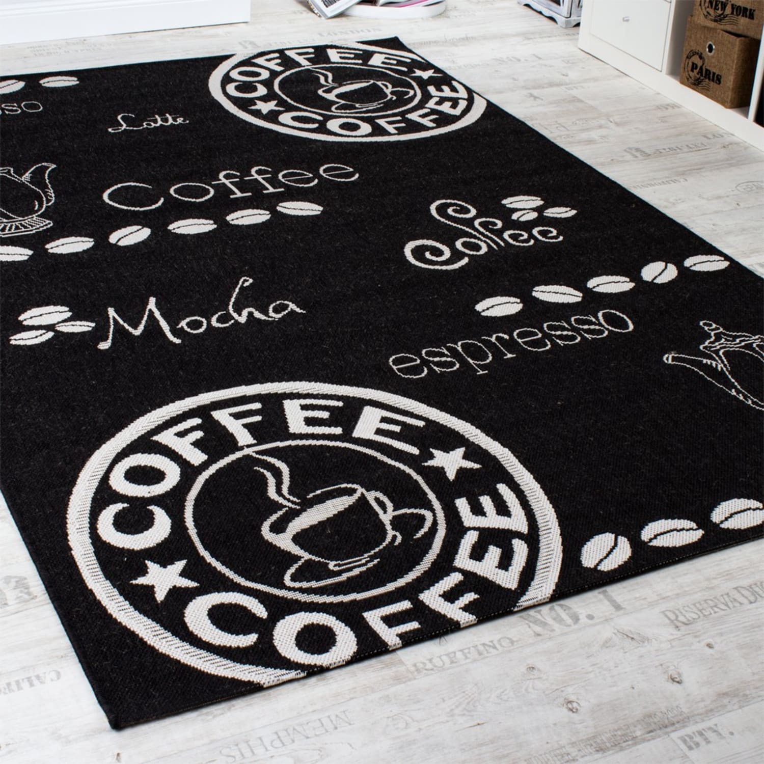 In- & Outdoor-Teppich Country Anthrazit