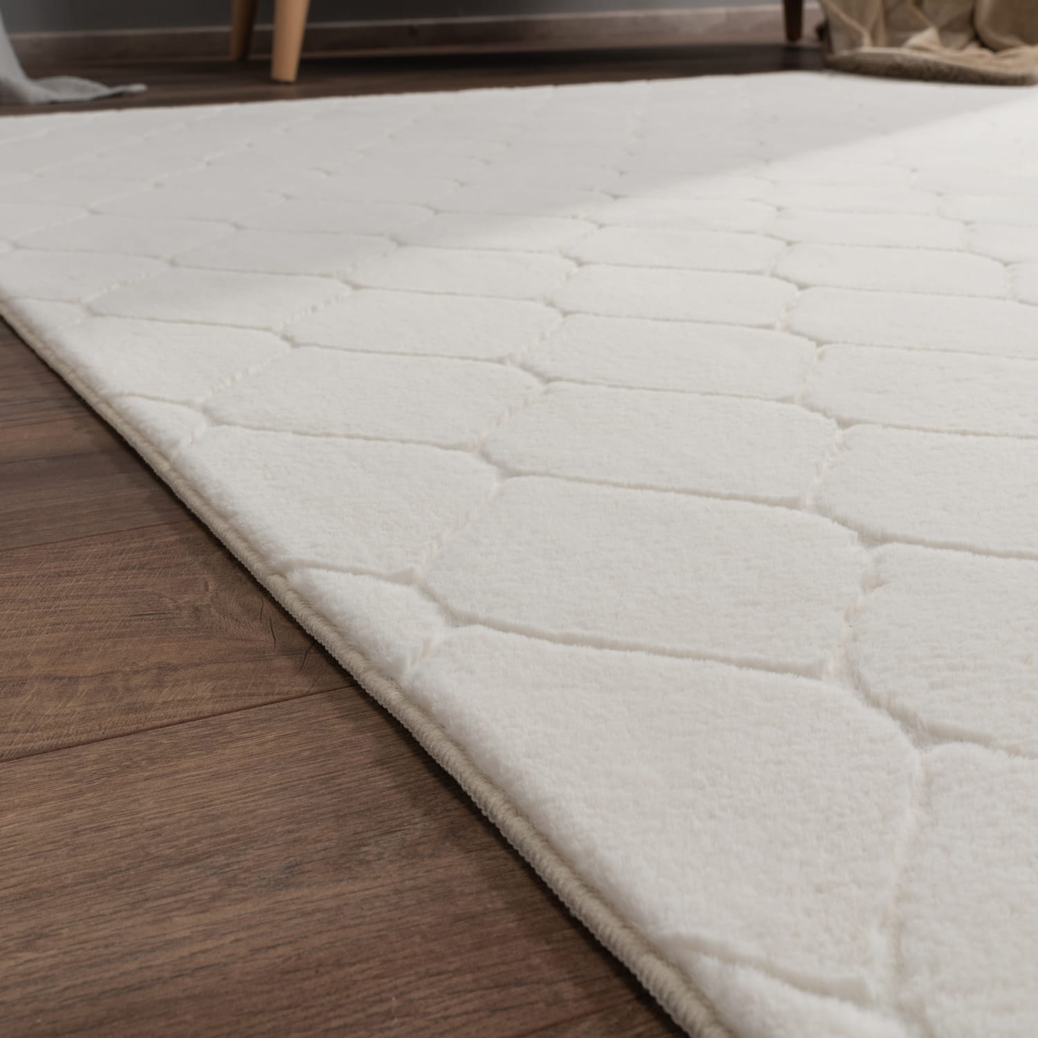 Fell-Teppich Lelystad Creme