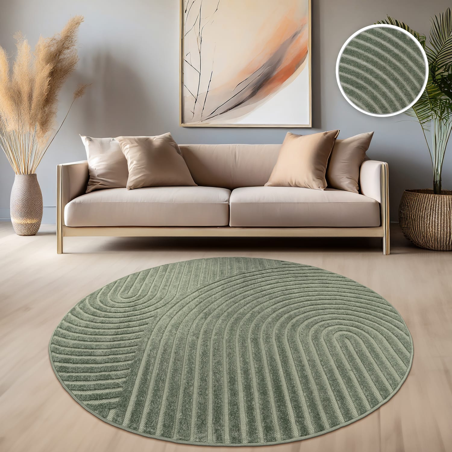 In- & Outdoor-Teppich Cotton Grün