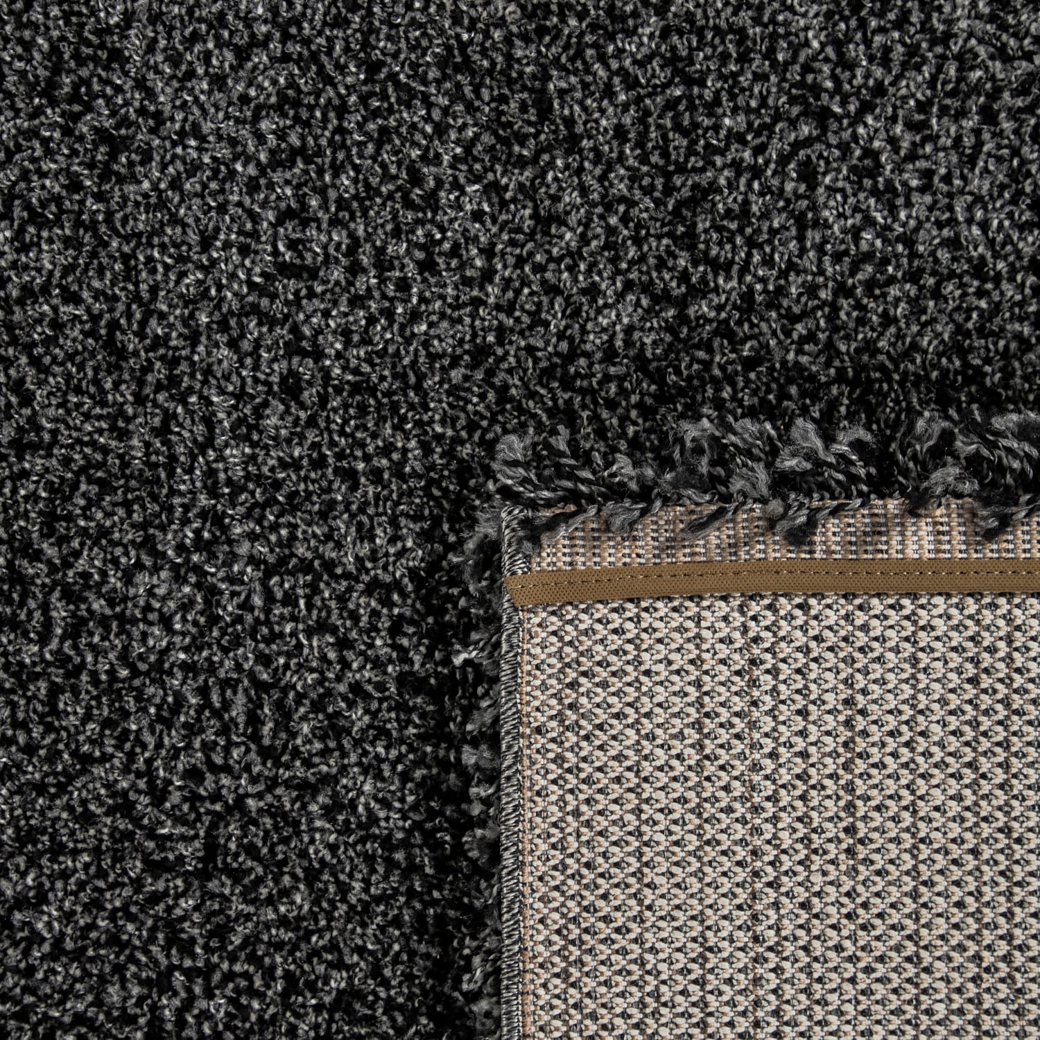 Shaggyteppich Shaggy Plus Anthrazit