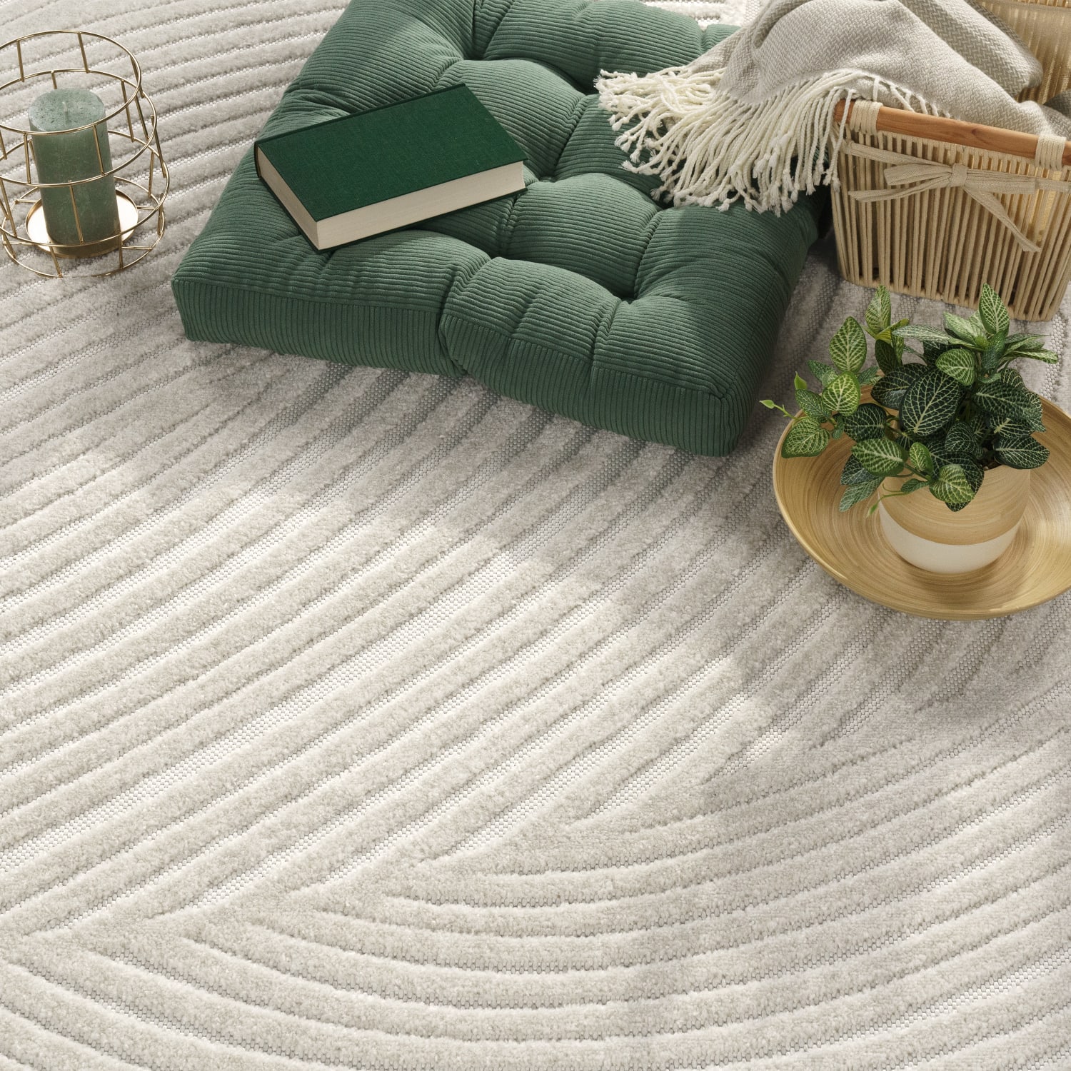 In- & Outdoor-Teppich Cotton Creme