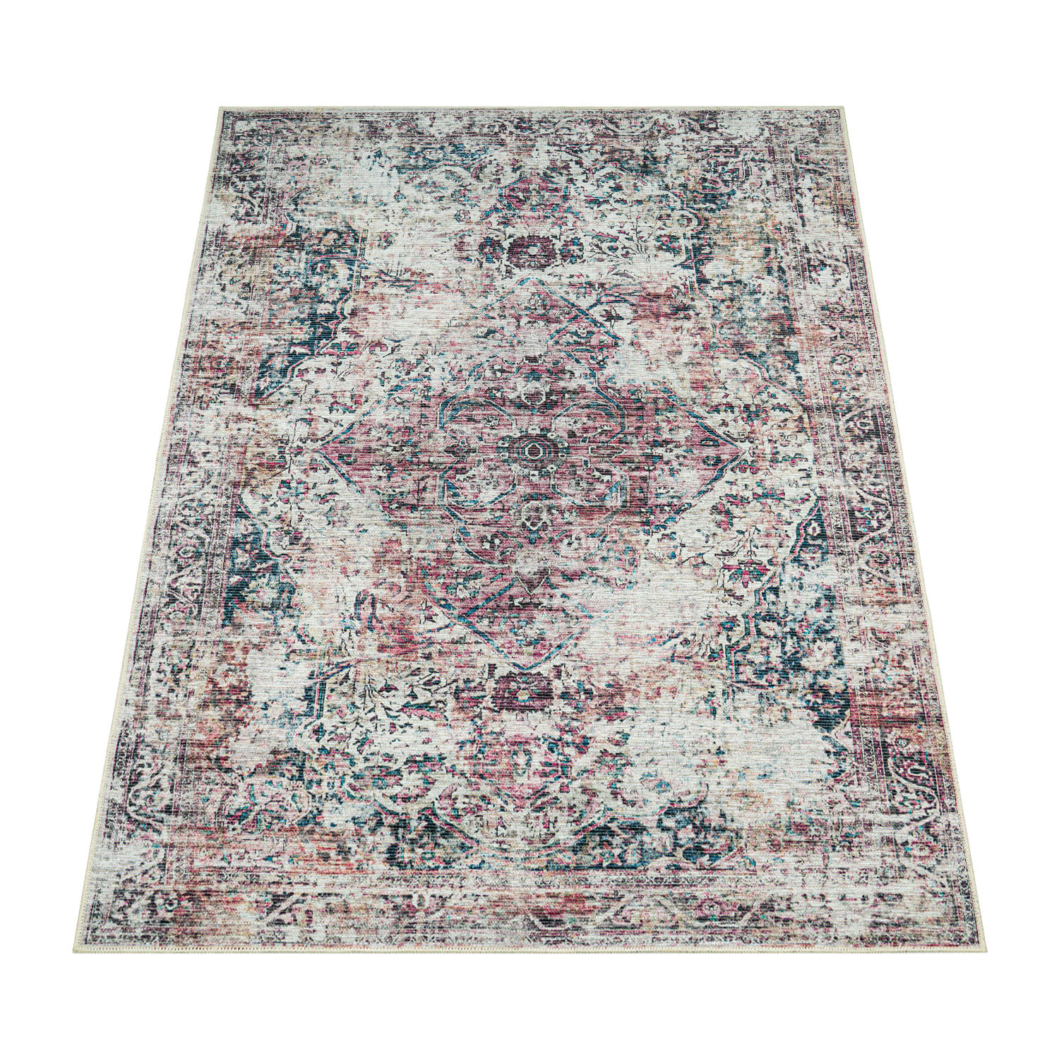 Teppich waschbar Lyon Mehrfarbig