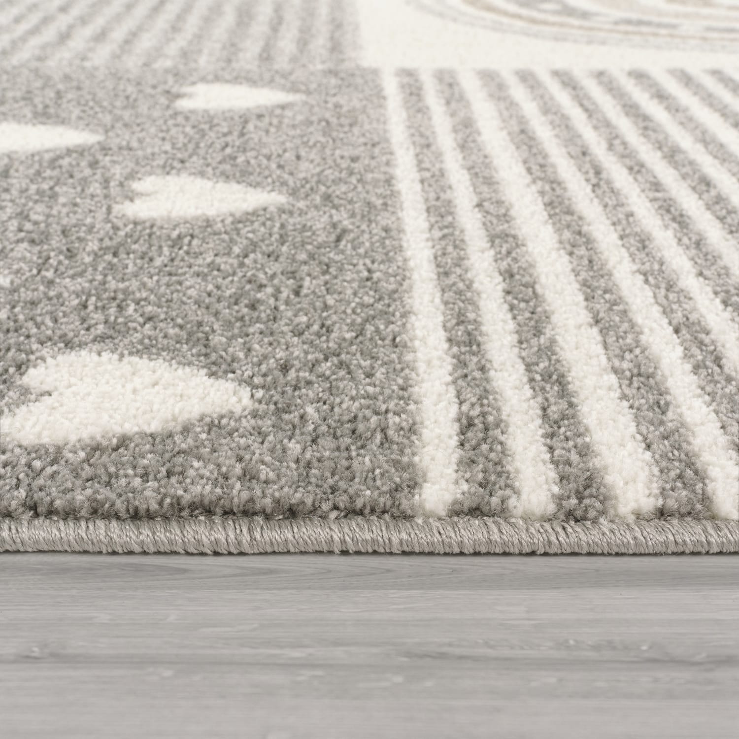 Kinder-Teppich Nino Grau