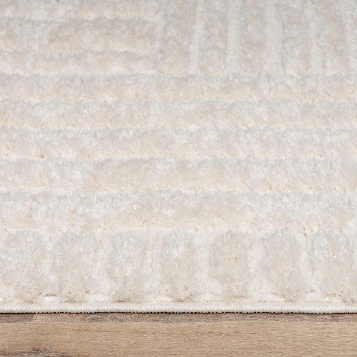 Hochflorteppich Palma Weiß