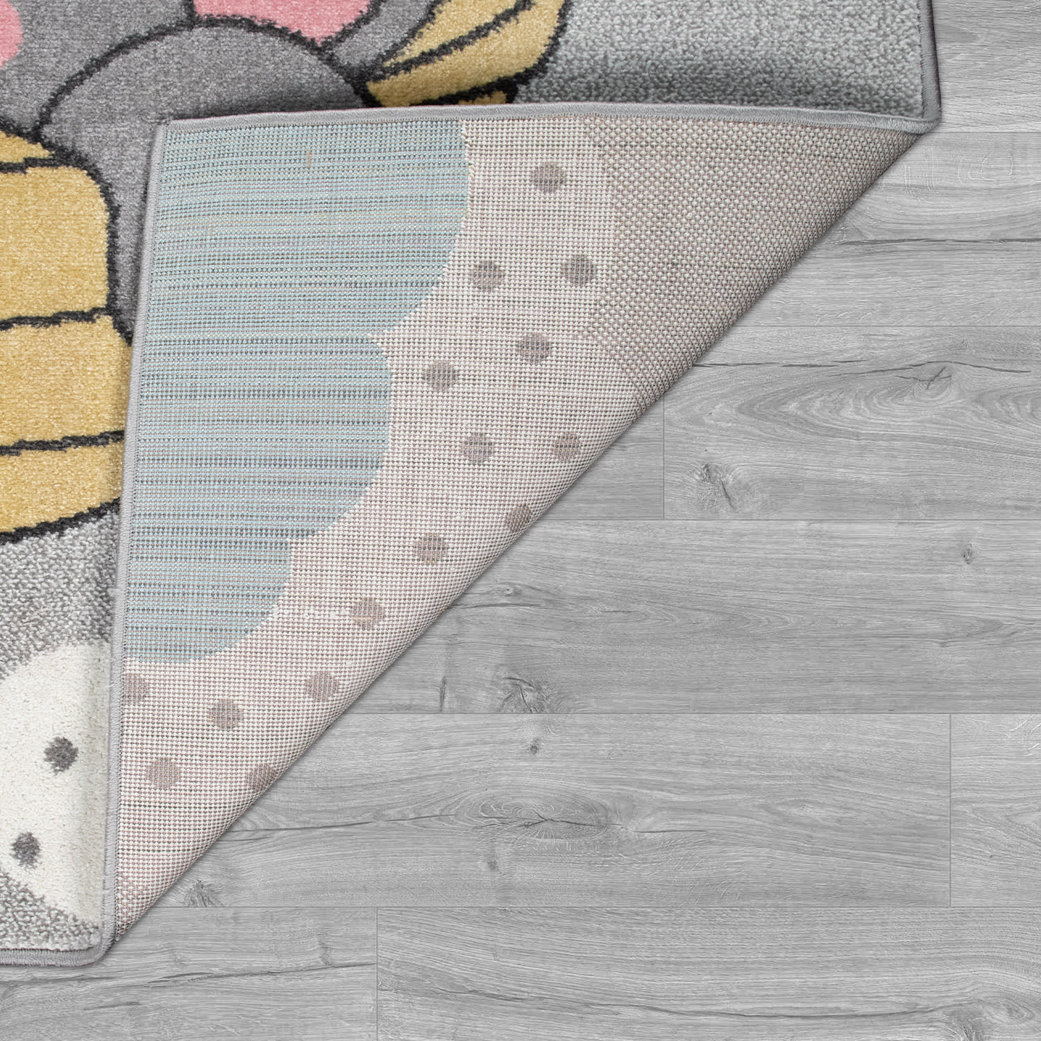 Kinder-Teppich Nino Grau