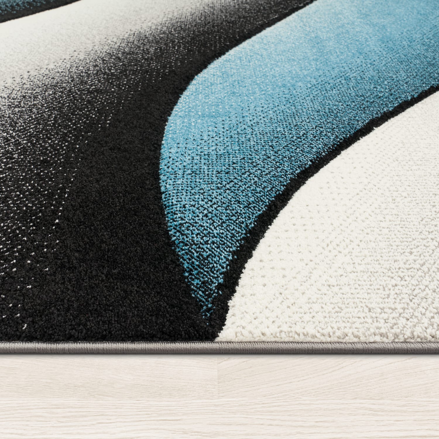 Moderner-Teppich Diamond Türkis