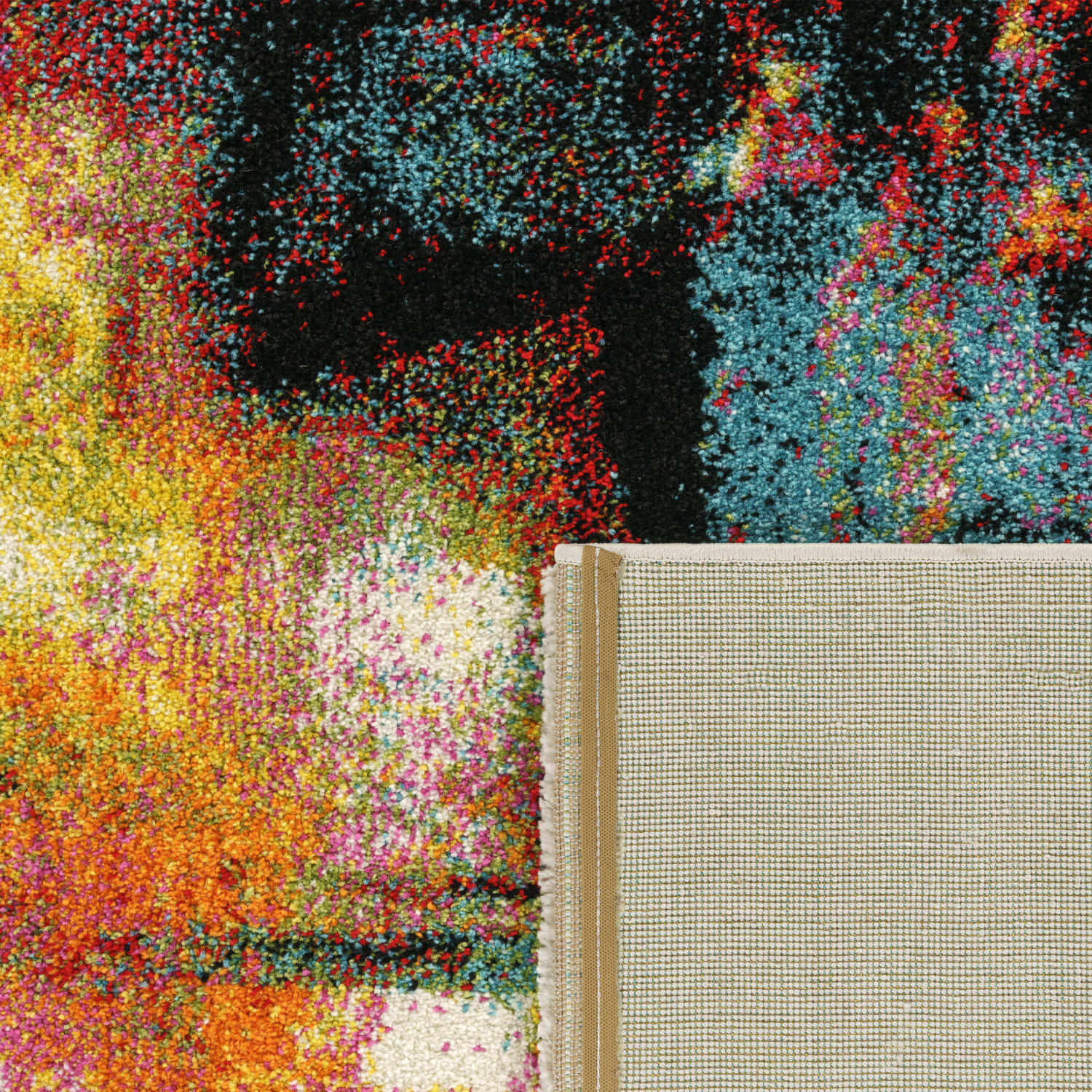 Teppich Canvas Mehrfarbig