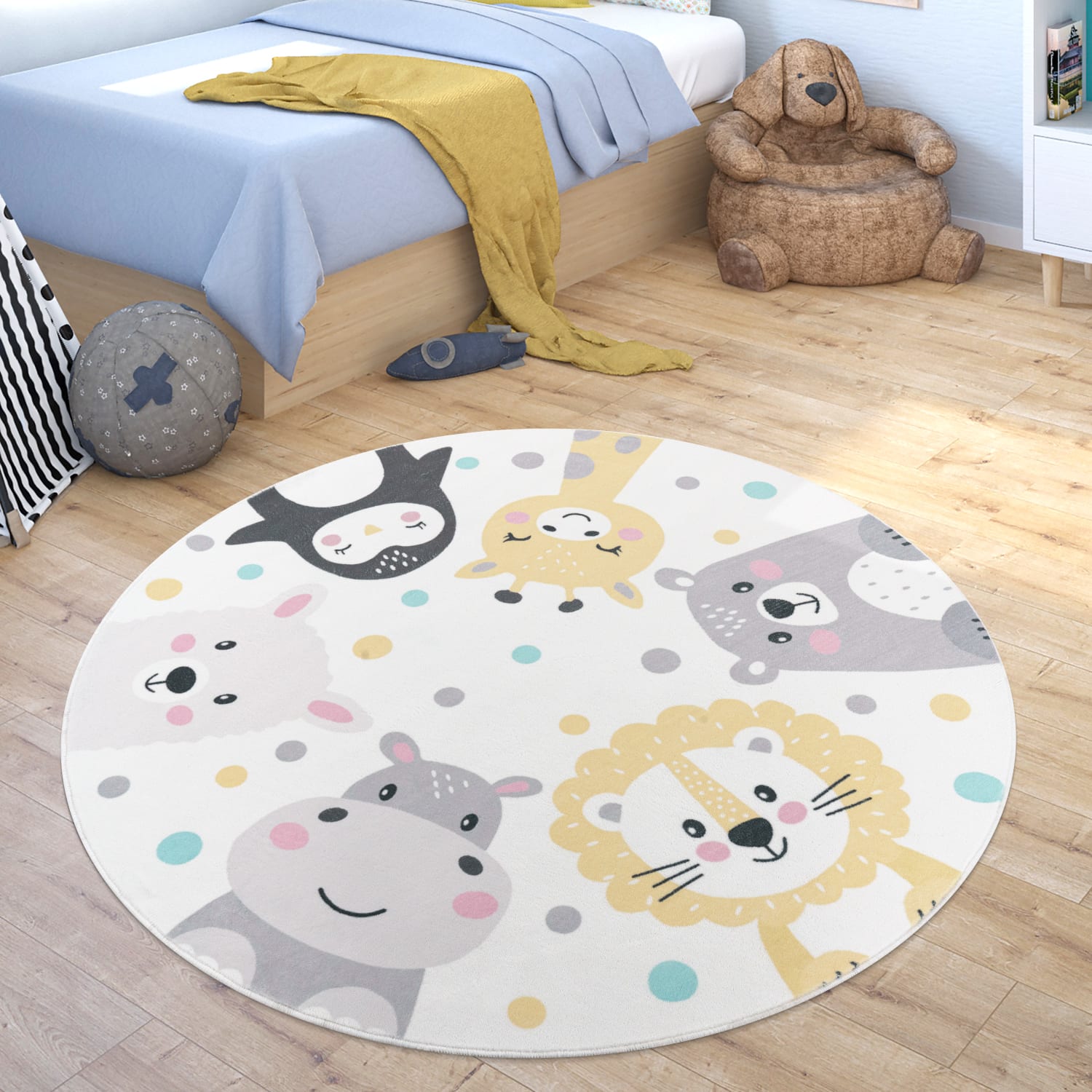 Kinder-Teppich Fino Creme