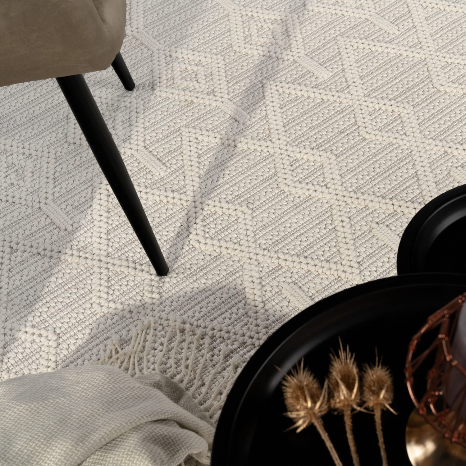Teppich Buckman Creme