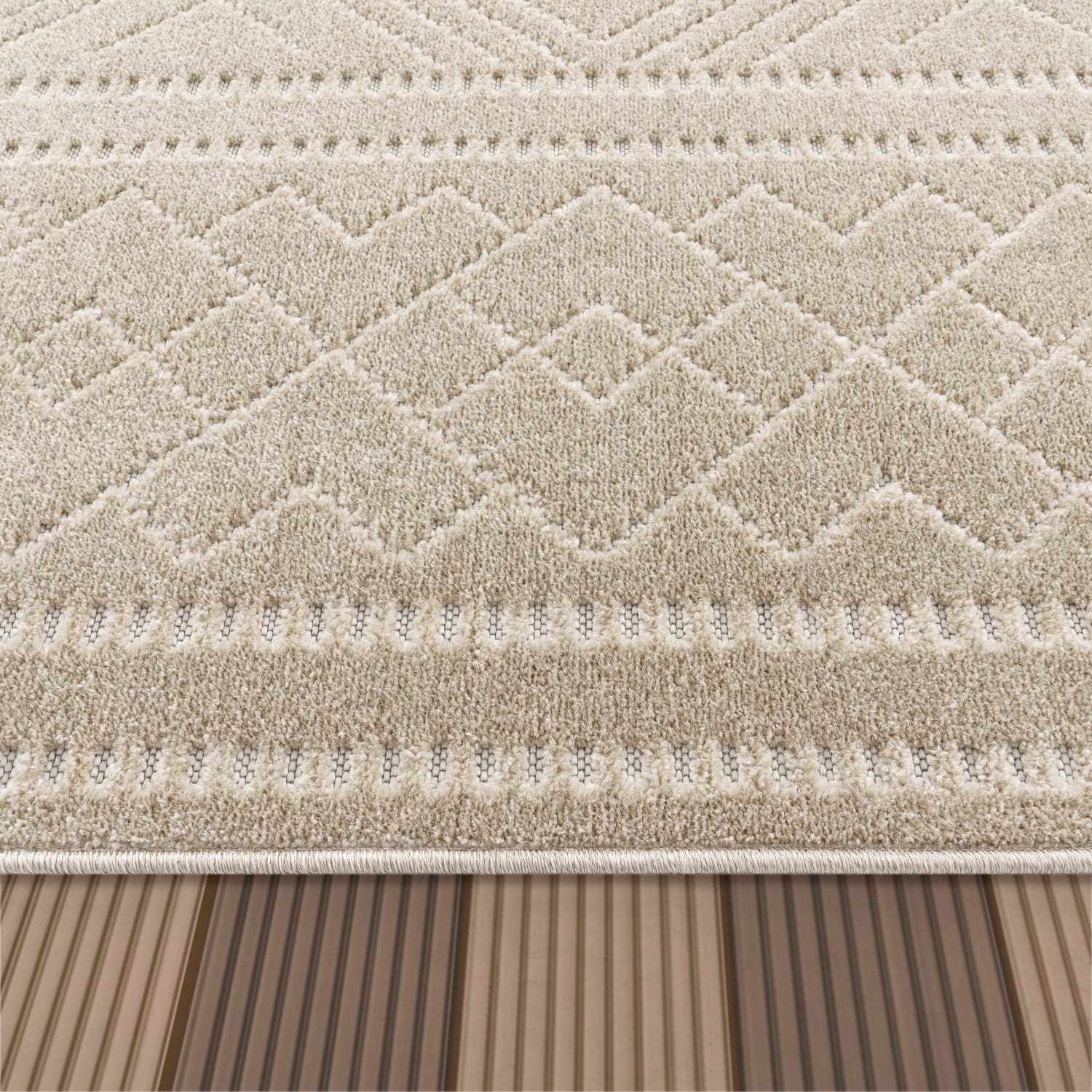 In- & Outdoor-Teppich Stilo Beige