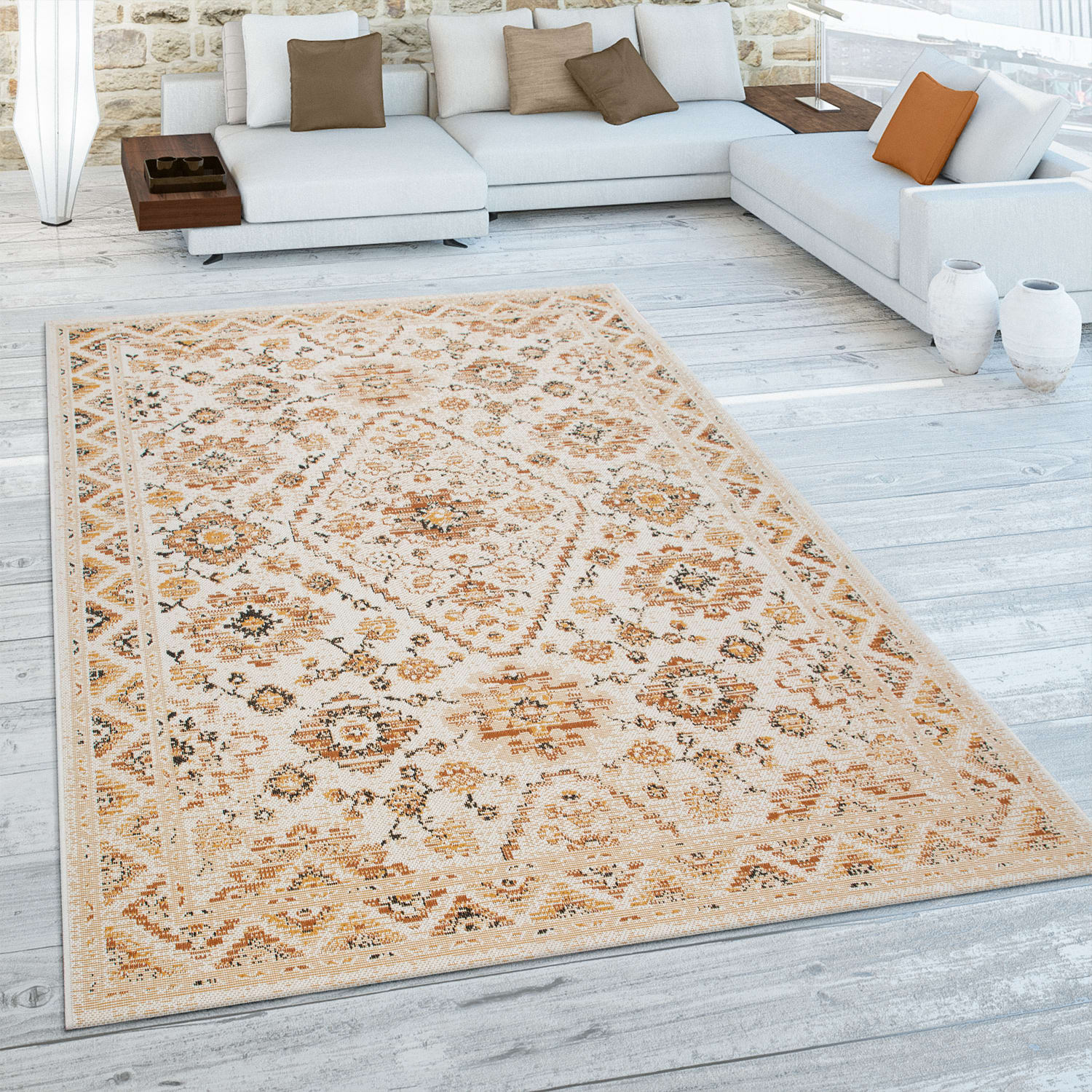 In- & Outdoor-Teppich Ostende Mehrfarbig