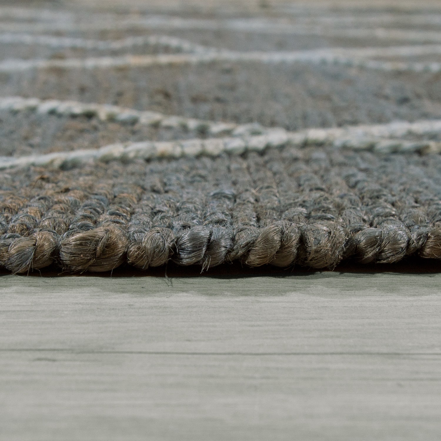 Juteteppich Skive Anthrazit