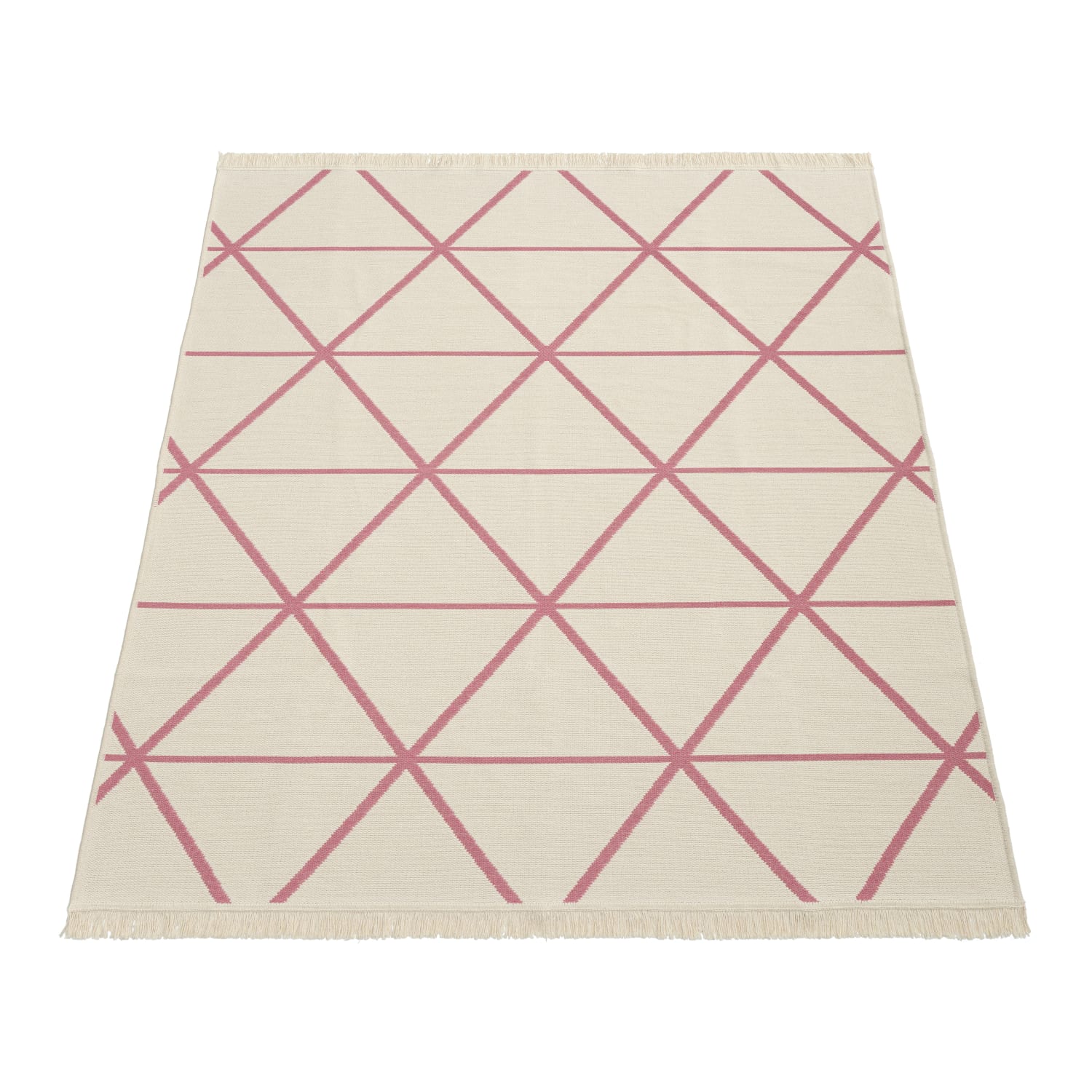 Wendbarer Teppich Skandi Kilim Pink