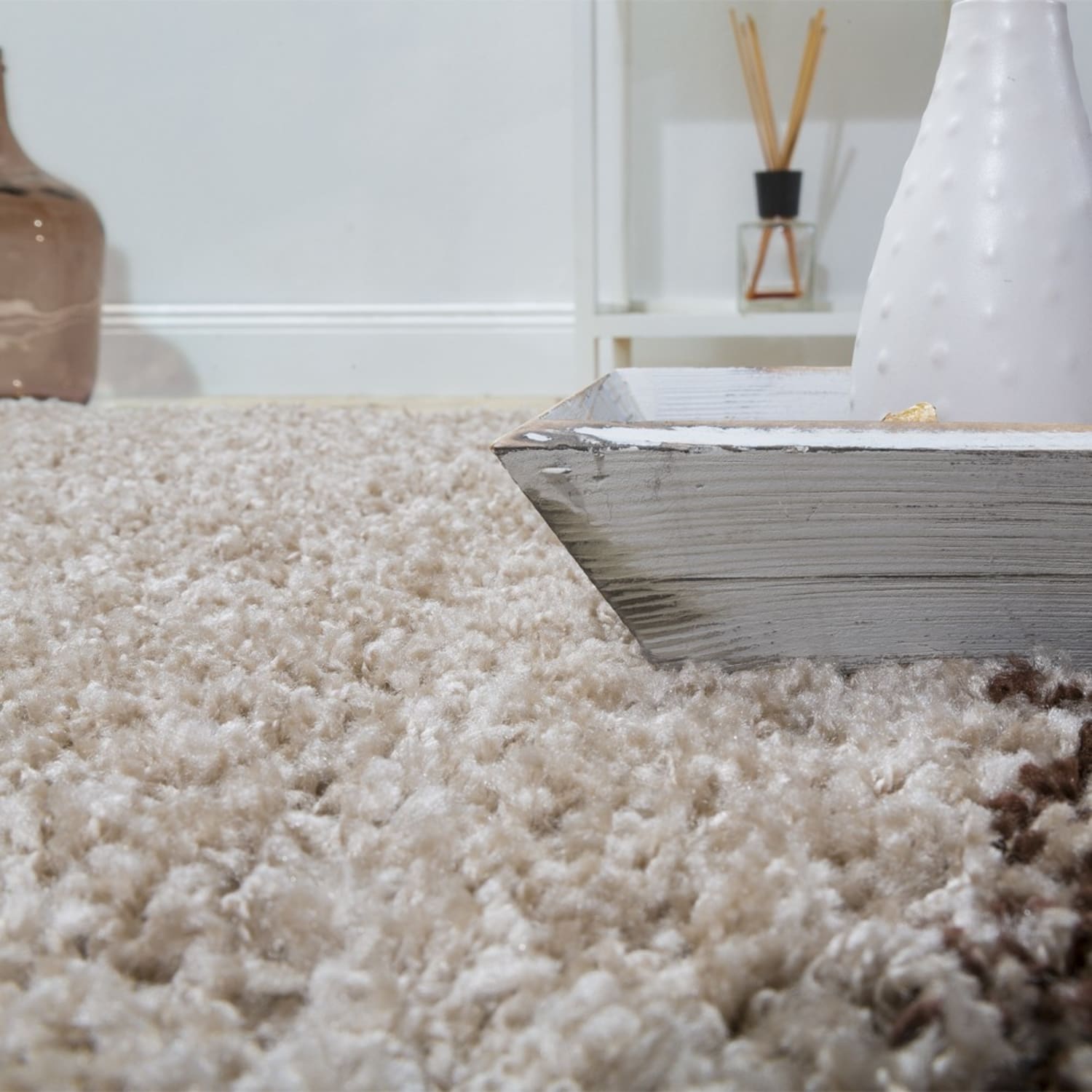 Shaggyteppich Mango Braun