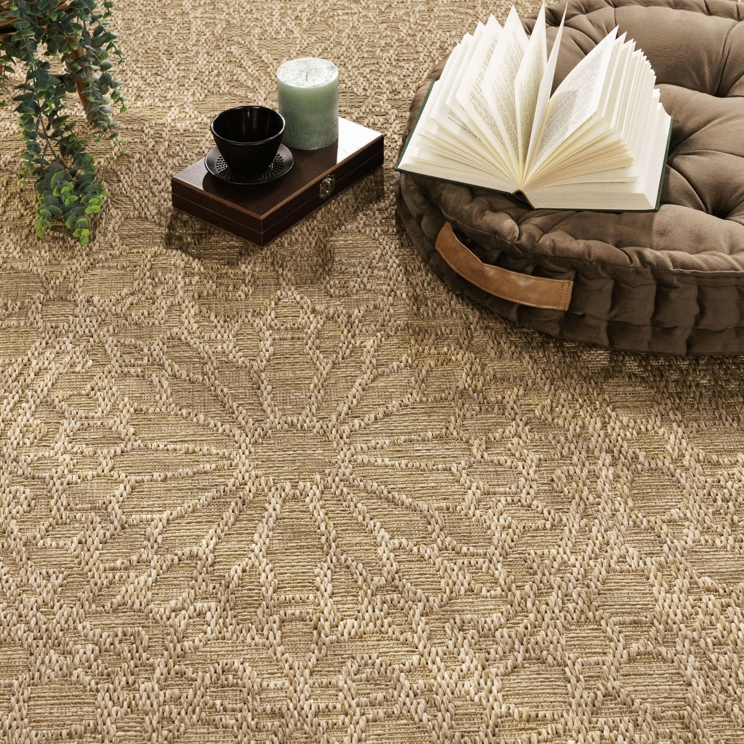 In- & Outdoor-Teppich Rimini Beige