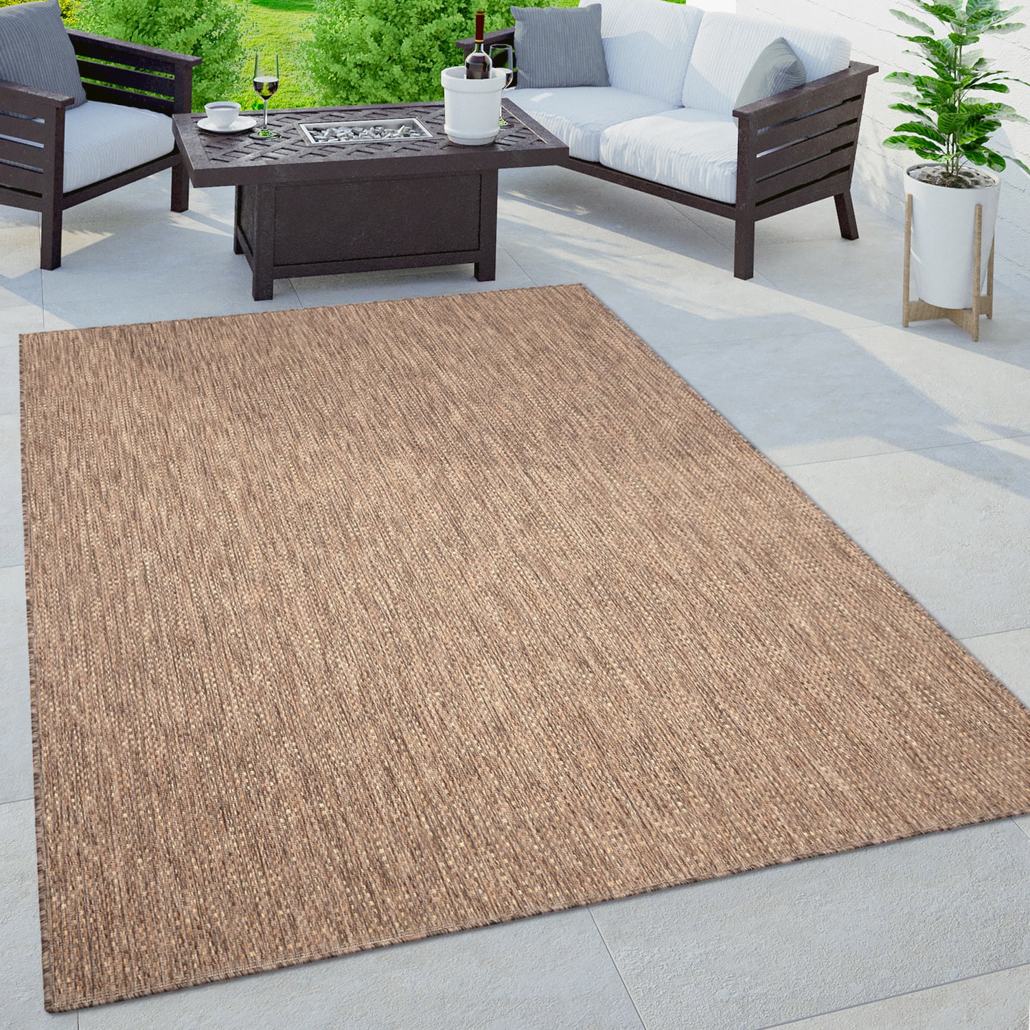In- & Outdoor-Teppich Napoli Beige