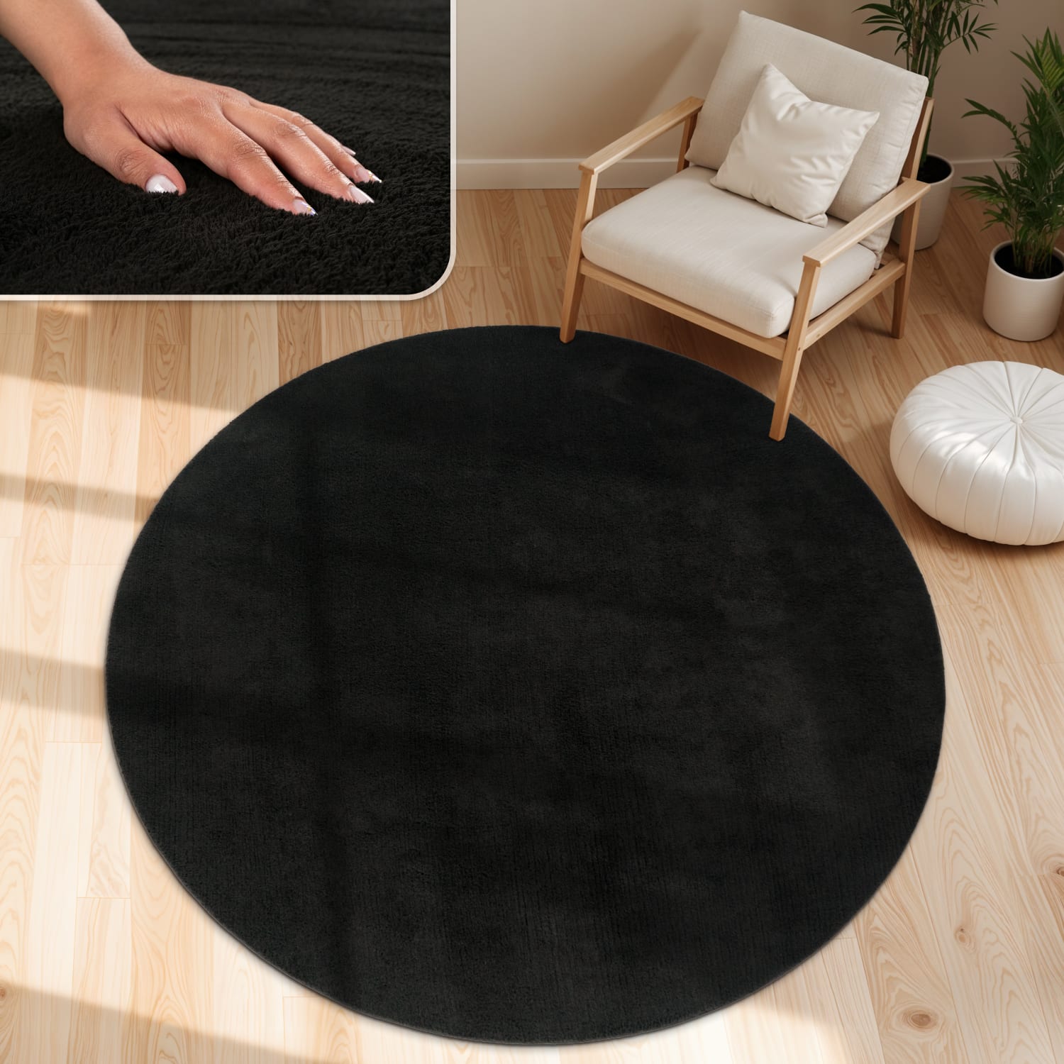 Teppich Cadiz Schwarz