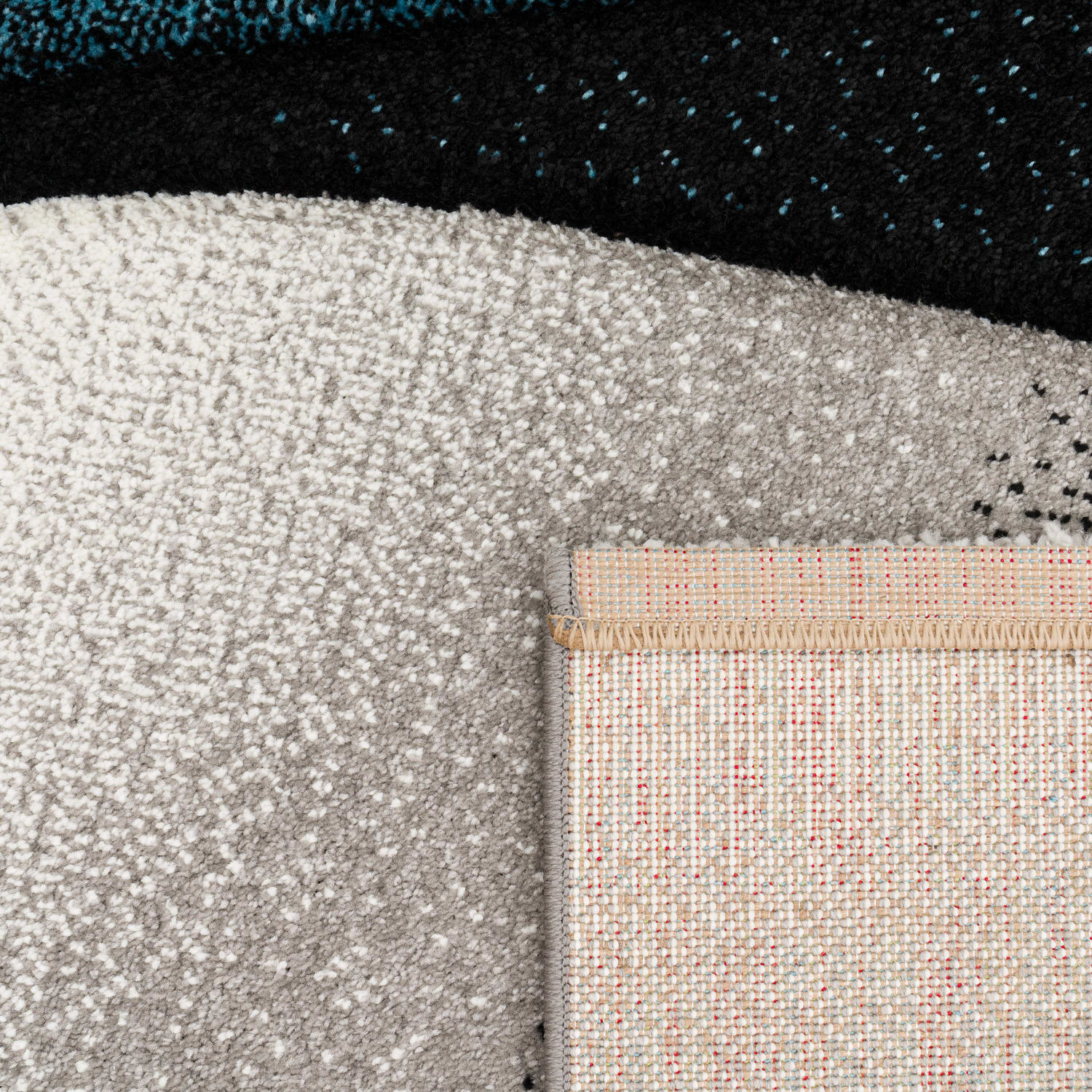 Moderner-Teppich Diamond Türkis