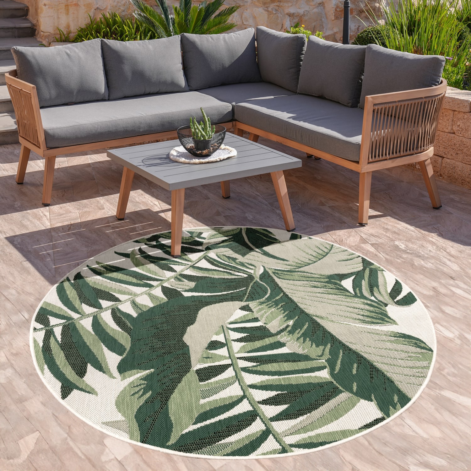 In- & Outdoor-Teppich Ostende Grün