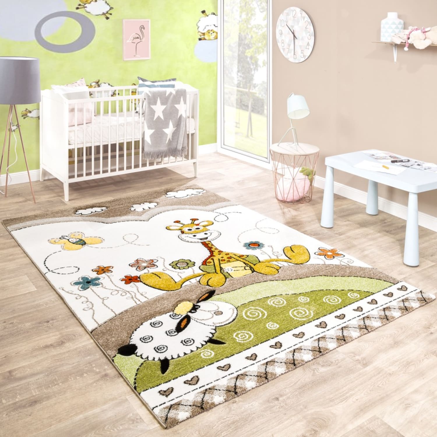 Kinder-Teppich Cosmo Beige