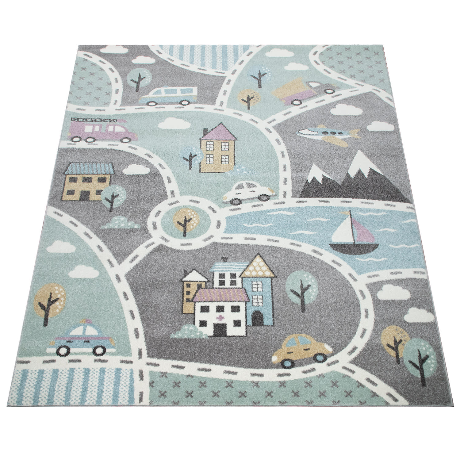 Kinder-Teppich Capri Grün