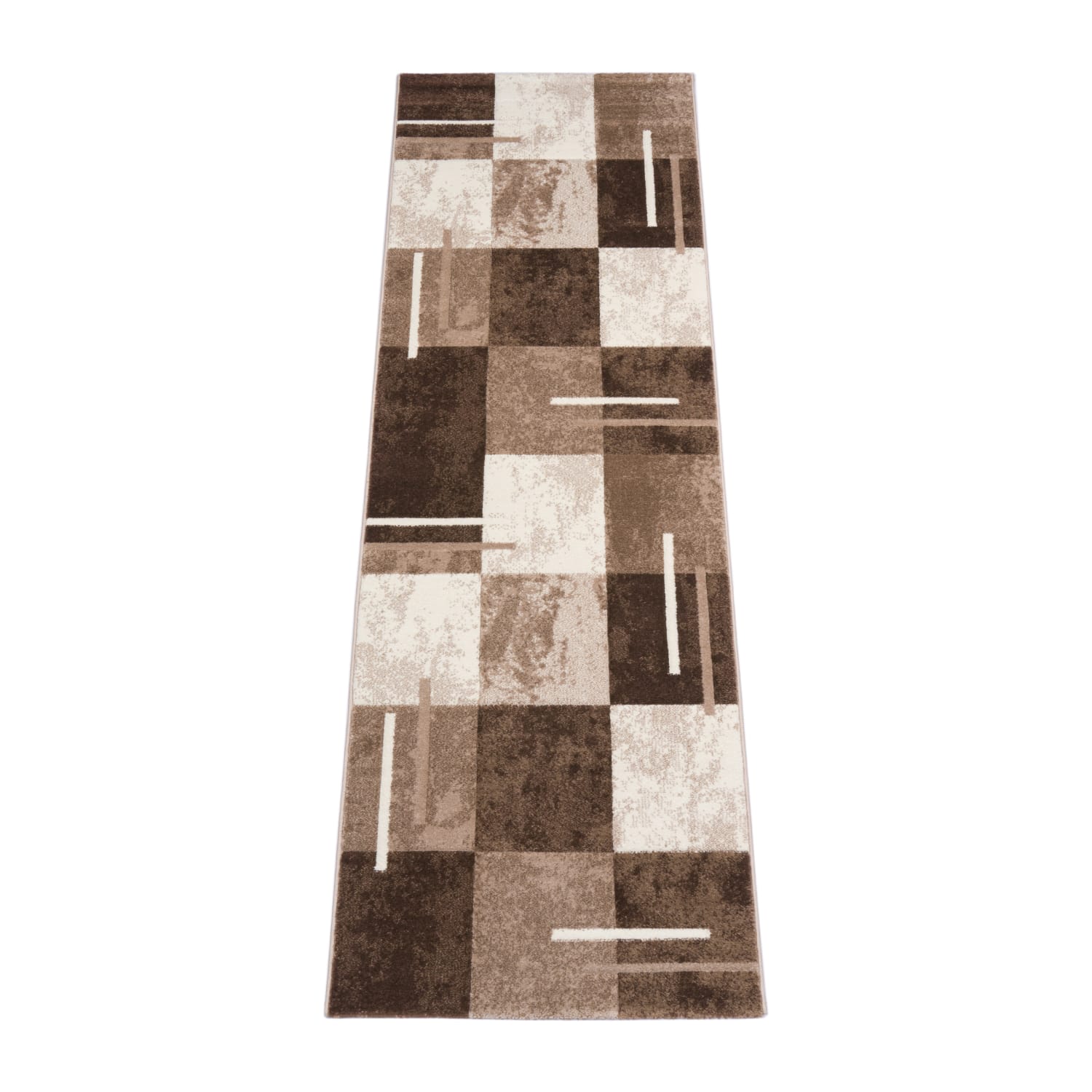 Moderner-Teppich Diamond Braun