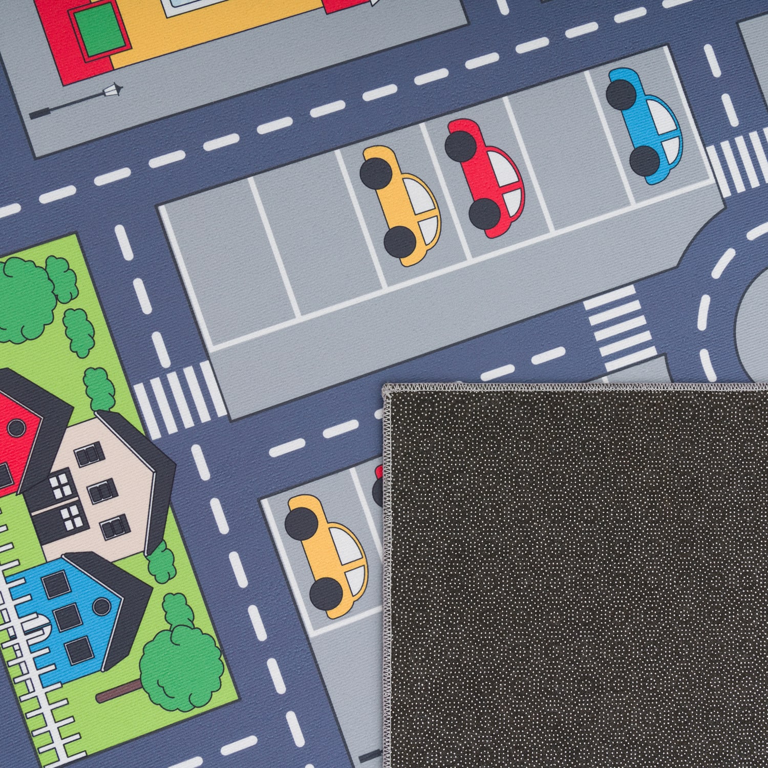 Kinder-Teppich Bino Grau