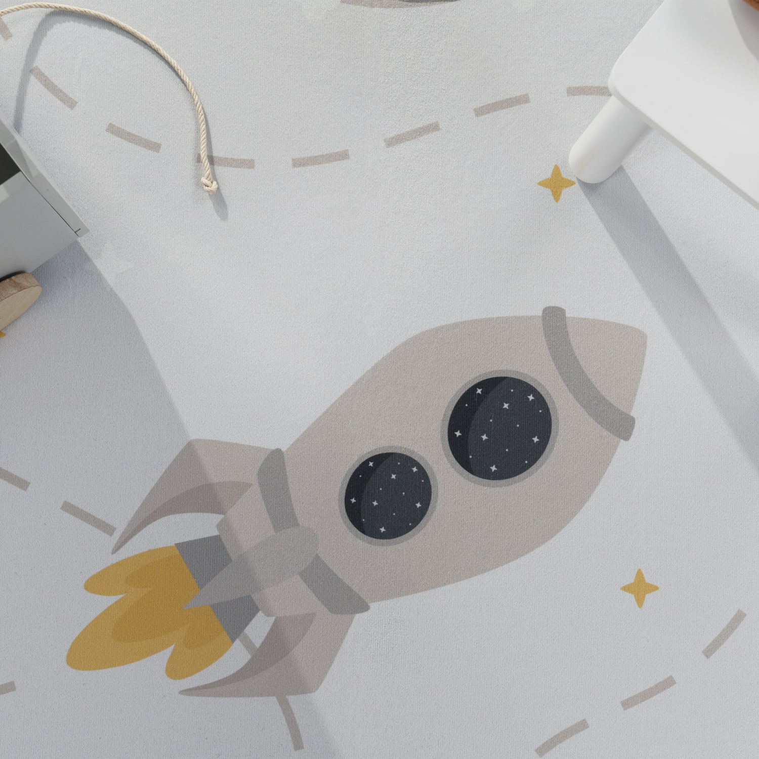 Kinder-Teppich Bino Creme