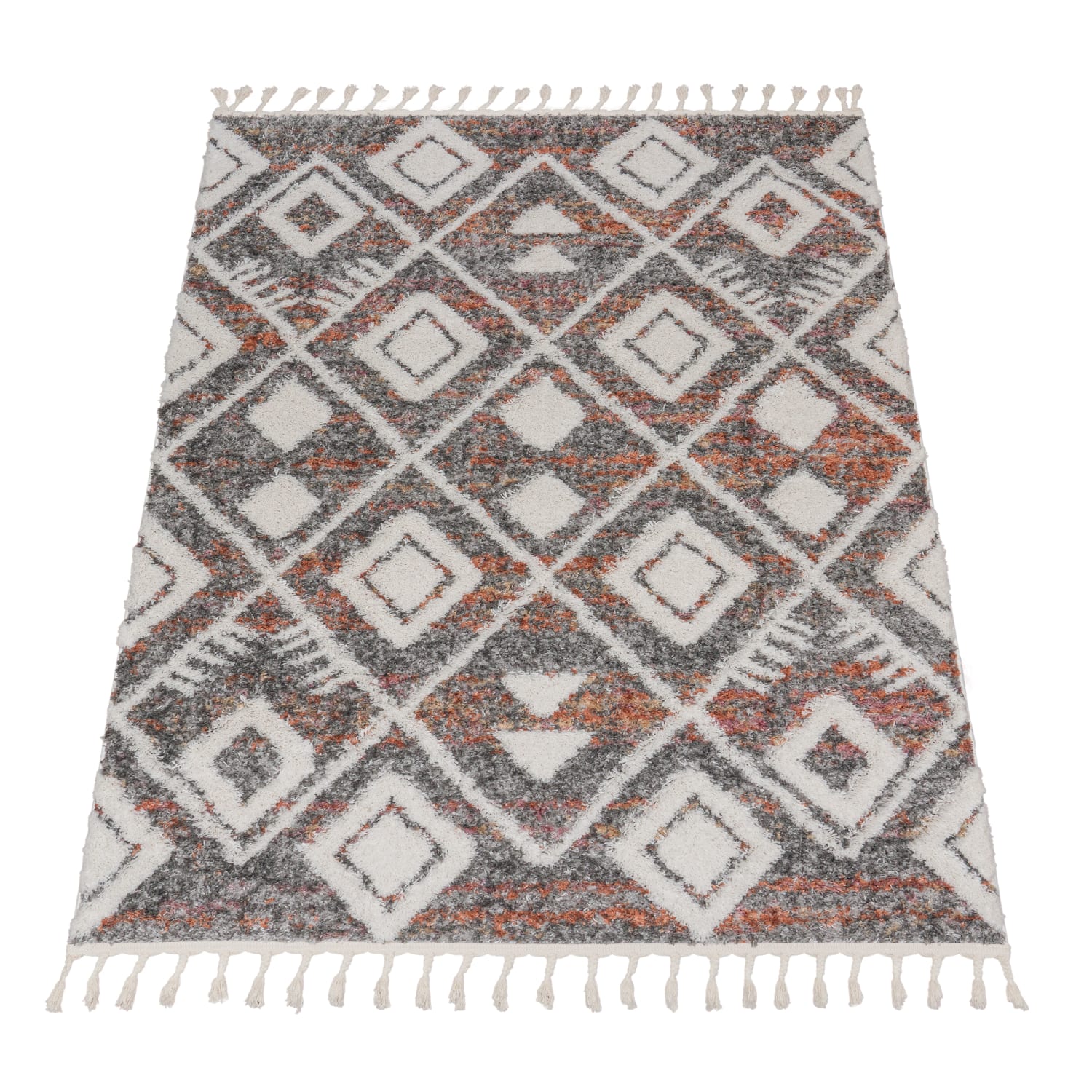 Hochflorteppich Monza Mehrfarbig