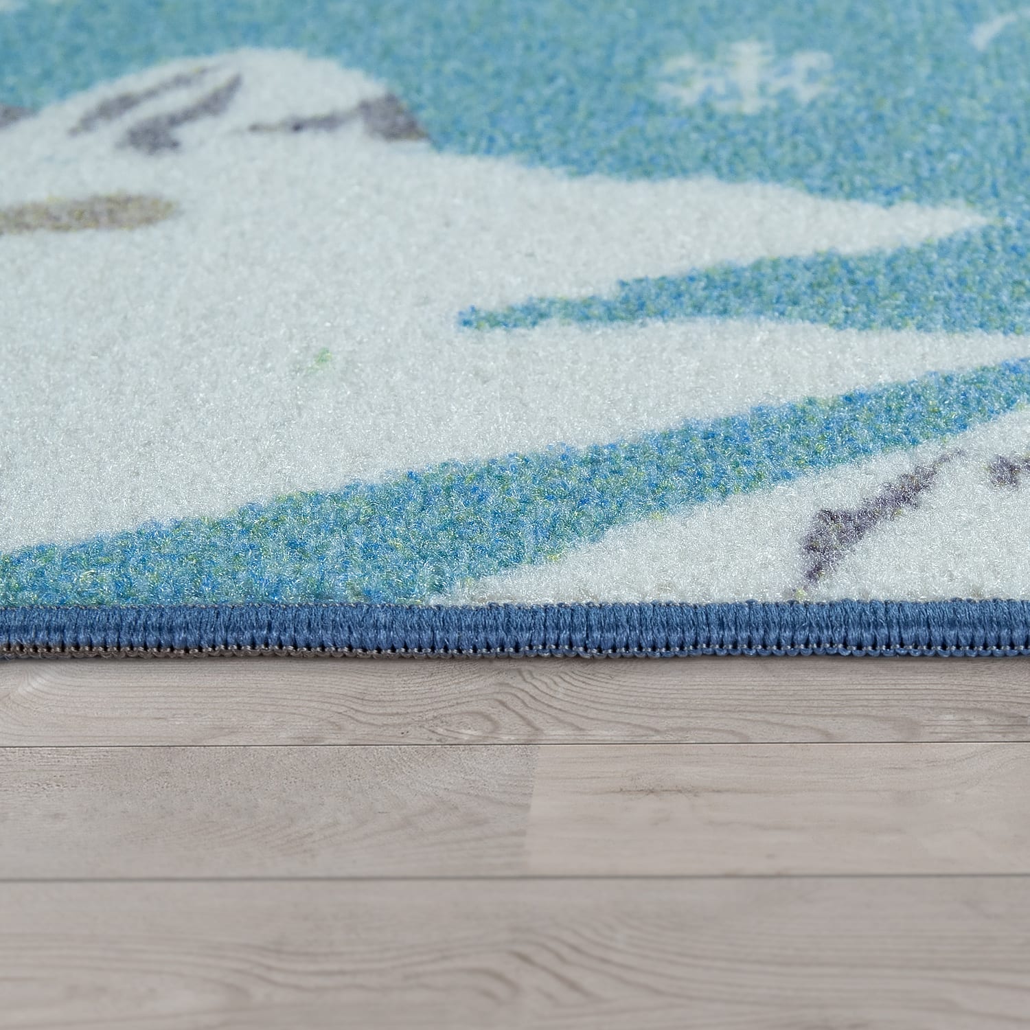 Kinder-Teppich Bino Türkis