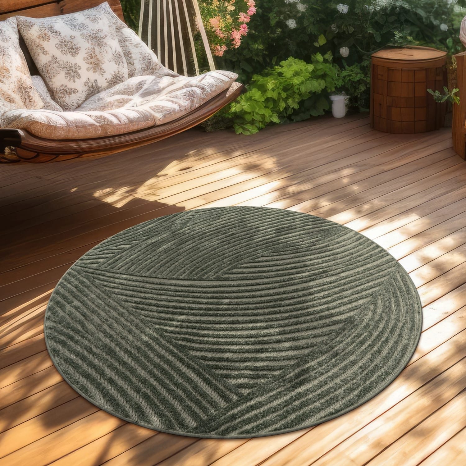 In- & Outdoor-Teppich Cotton Grün